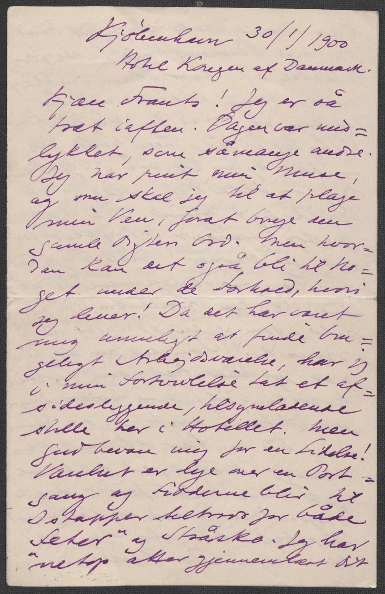 Beyer, Frants, RA/PA-0132/F/L0001: Brev fra Edvard Grieg til Frantz Beyer og "En del optegnelser som kan tjene til kommentar til brevene" av Marie Beyer, 1872-1907, s. 569