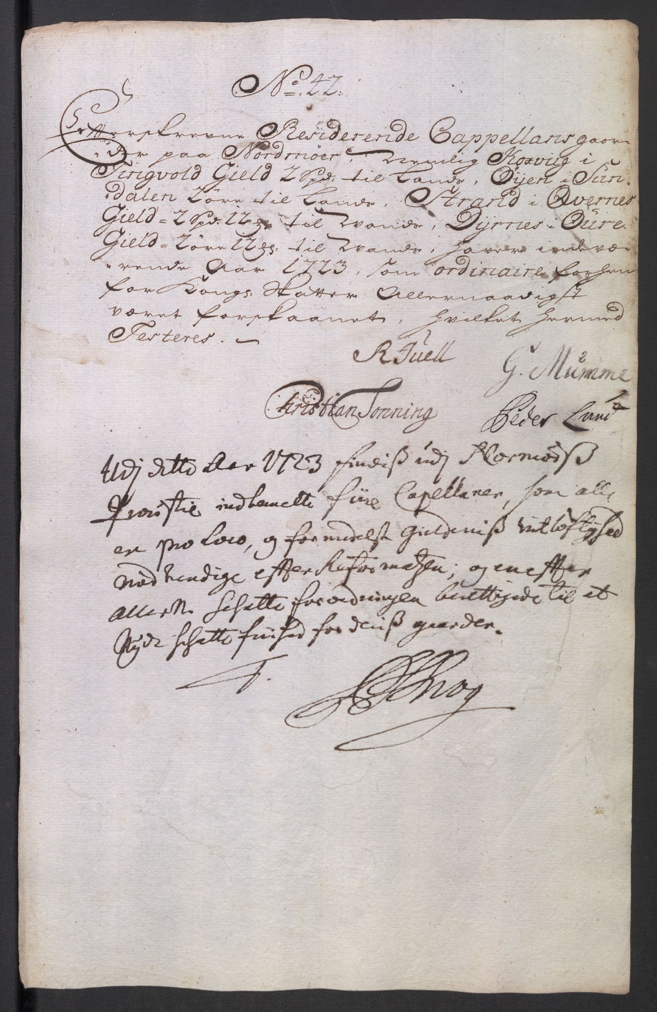 Rentekammeret inntil 1814, Reviderte regnskaper, Fogderegnskap, AV/RA-EA-4092/R56/L3756: Fogderegnskap Nordmøre, 1723, s. 236