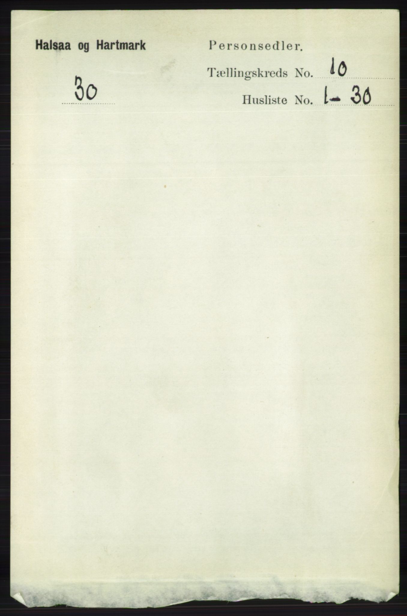 RA, Folketelling 1891 for 1019 Halse og Harkmark herred, 1891, s. 3765