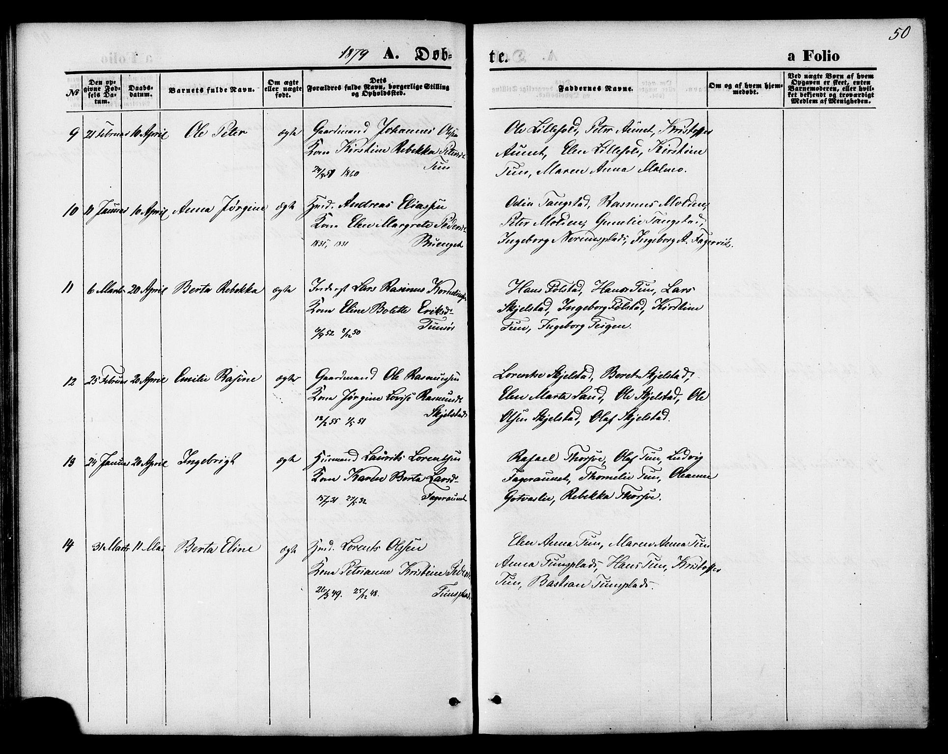 Ministerialprotokoller, klokkerbøker og fødselsregistre - Nord-Trøndelag, SAT/A-1458/744/L0419: Ministerialbok nr. 744A03, 1867-1881, s. 50