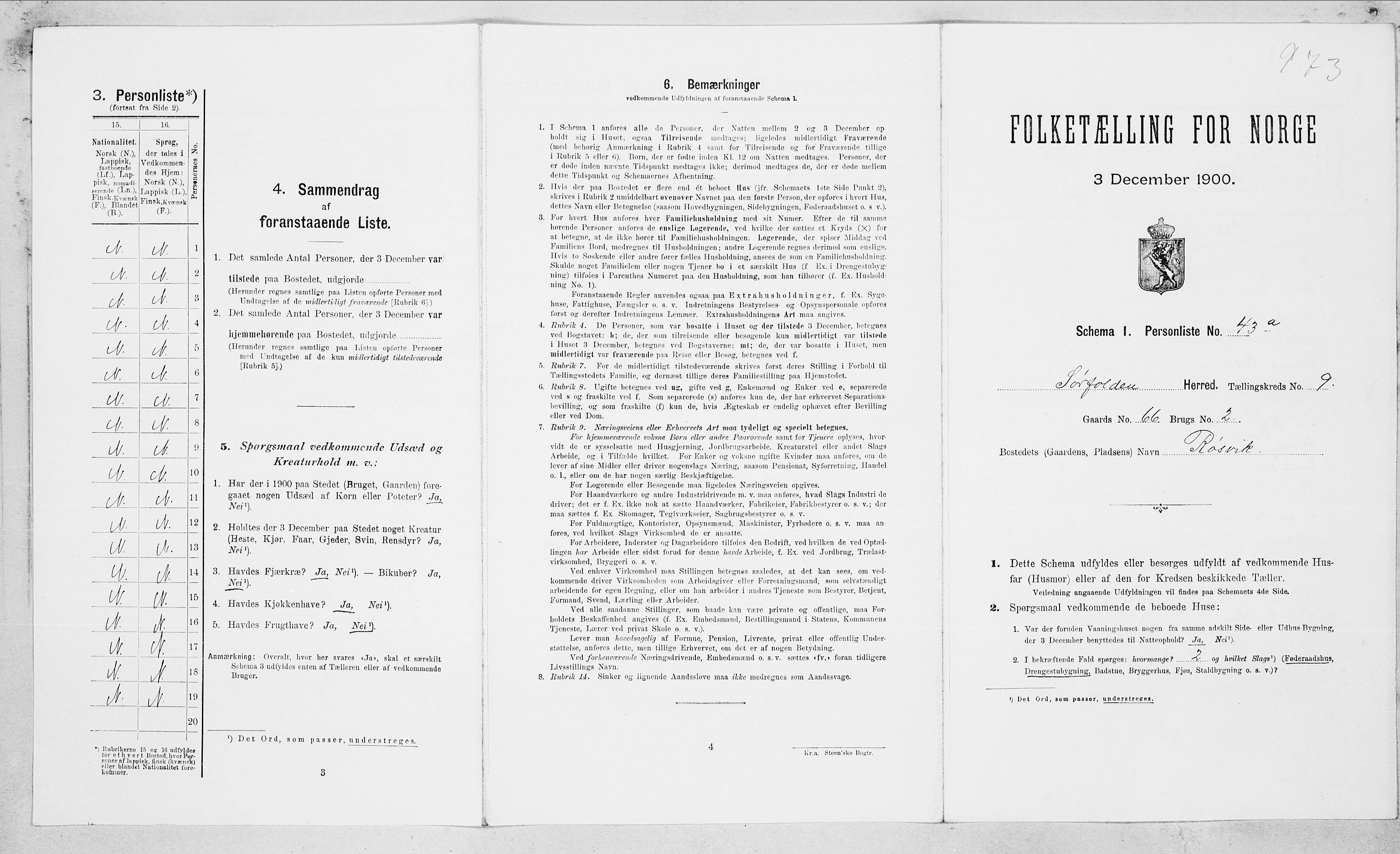 SAT, Folketelling 1900 for 1845 Sørfold herred, 1900, s. 617