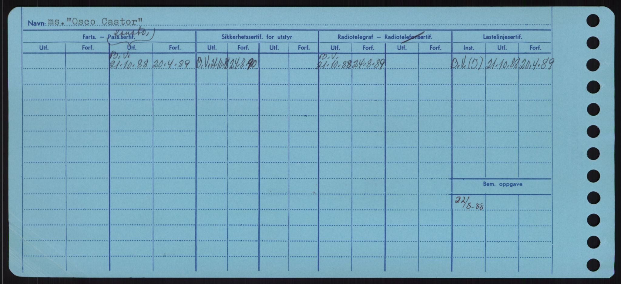 Sjøfartsdirektoratet med forløpere, Skipsmålingen, RA/S-1627/H/Hd/L0028: Fartøy, O, s. 404