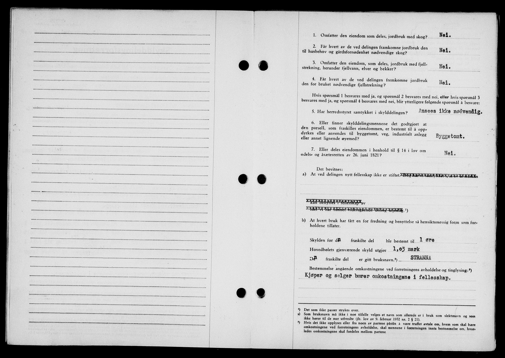 Lofoten sorenskriveri, SAT/A-0017/1/2/2C/L0019a: Pantebok nr. 19a, 1948-1948, Dagboknr: 2105/1948