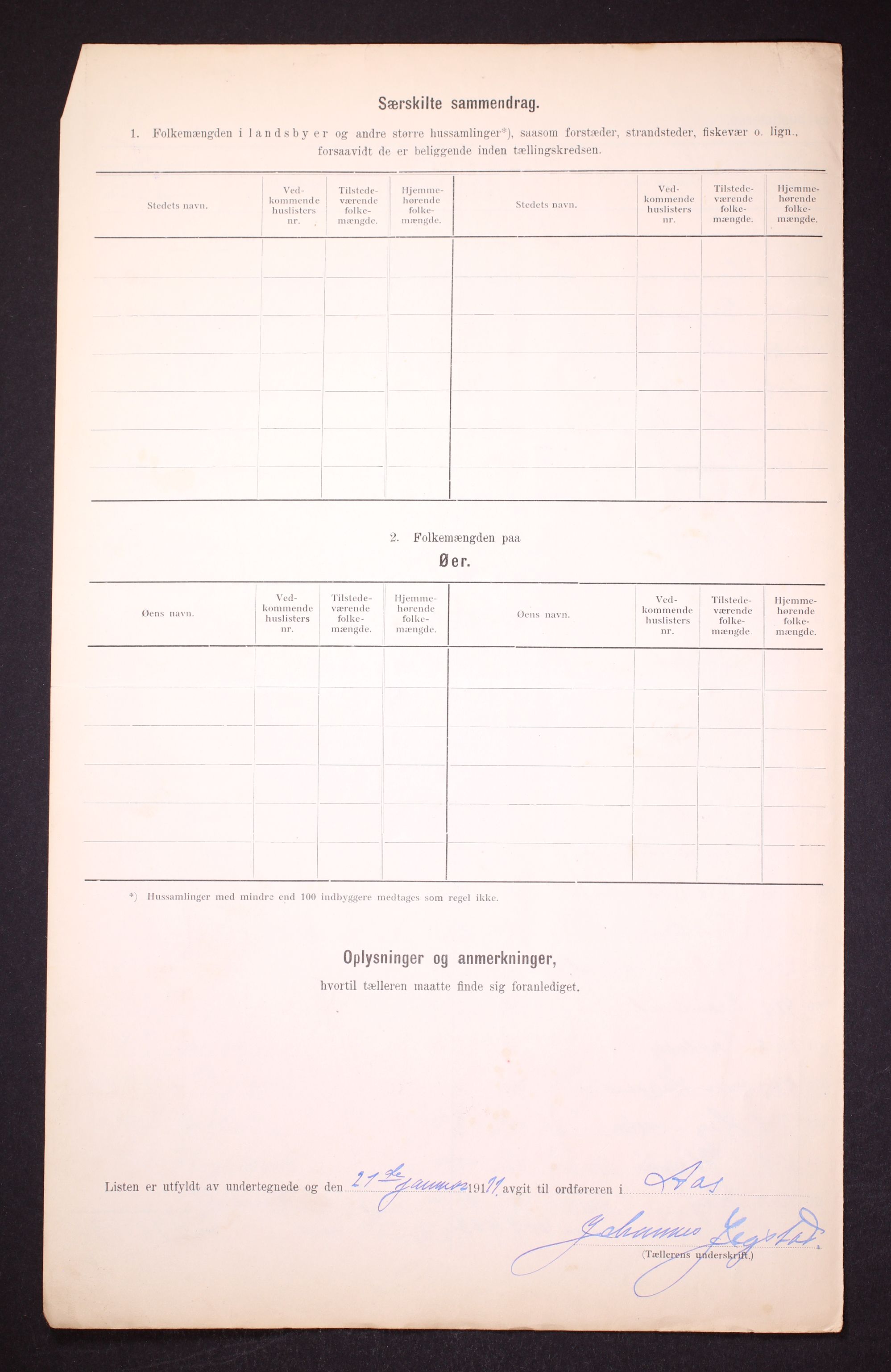 RA, Folketelling 1910 for 0214 Ås herred, 1910, s. 6