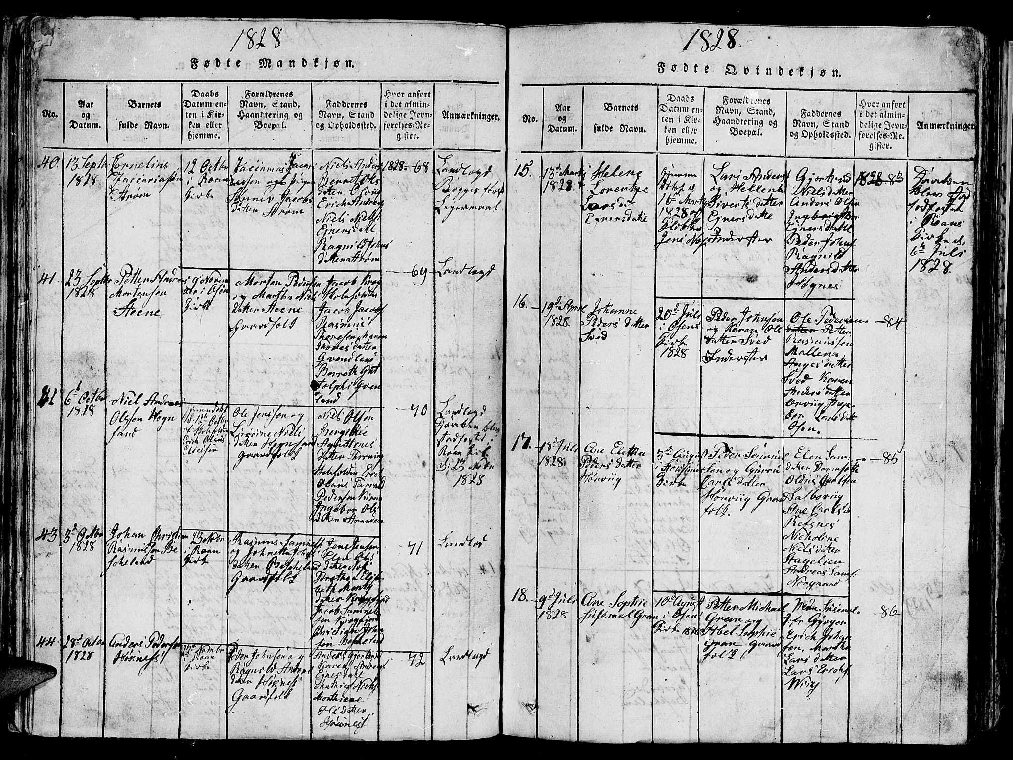 Ministerialprotokoller, klokkerbøker og fødselsregistre - Sør-Trøndelag, AV/SAT-A-1456/657/L0714: Klokkerbok nr. 657C01, 1818-1868, s. 63