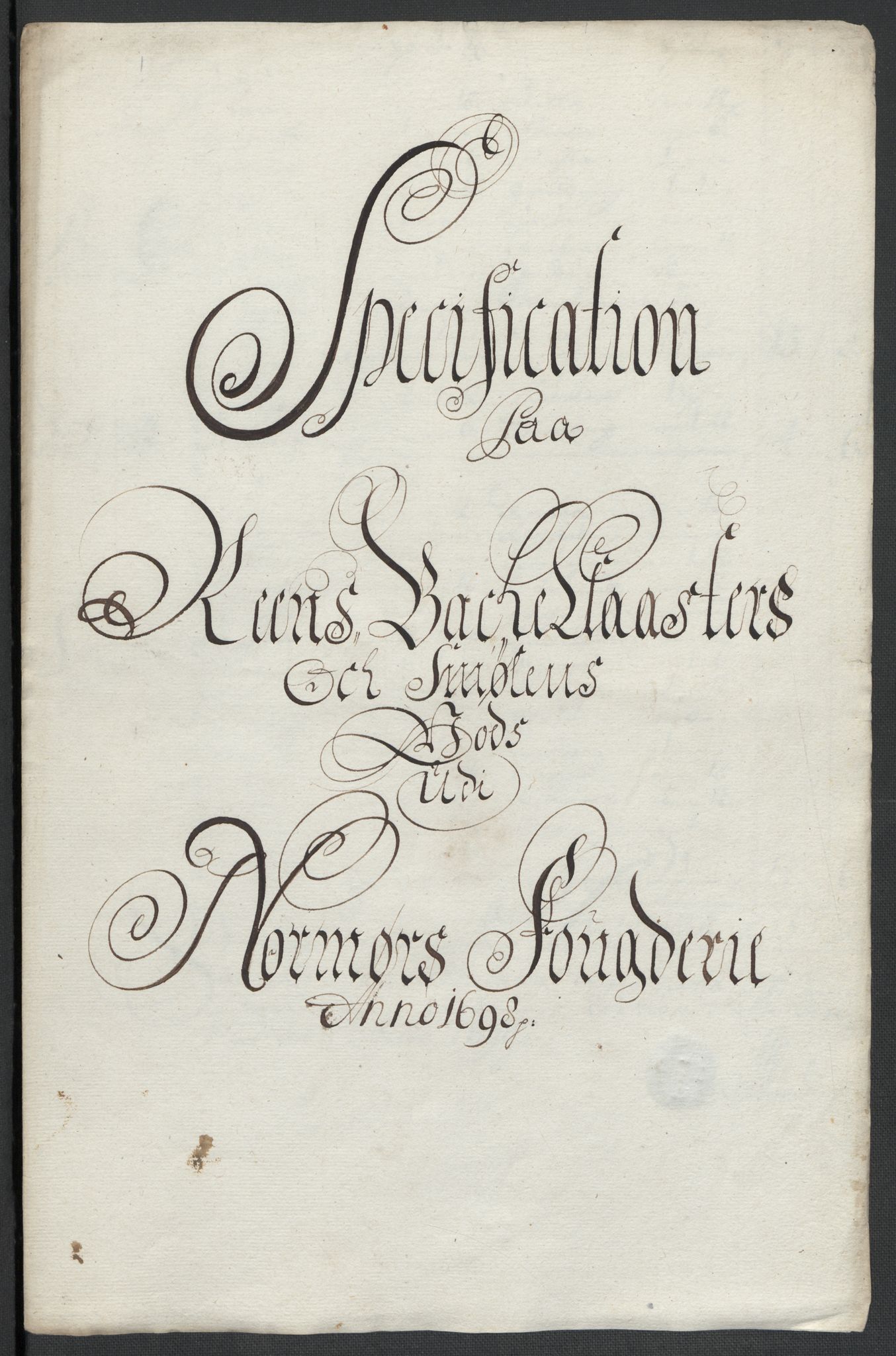 Rentekammeret inntil 1814, Reviderte regnskaper, Fogderegnskap, RA/EA-4092/R56/L3737: Fogderegnskap Nordmøre, 1697-1698, s. 316