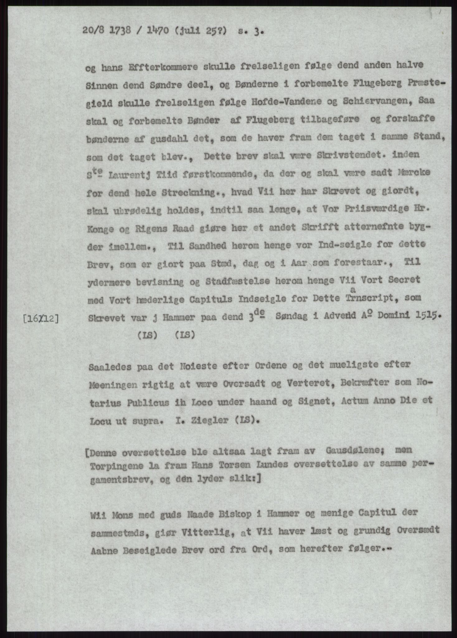 Samlinger til kildeutgivelse, Diplomavskriftsamlingen, AV/RA-EA-4053/H/Ha, s. 3235