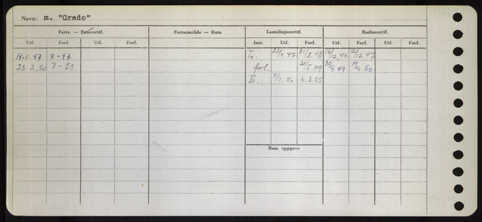 Sjøfartsdirektoratet med forløpere, Skipsmålingen, RA/S-1627/H/Hd/L0013: Fartøy, Gne-Gås, s. 122