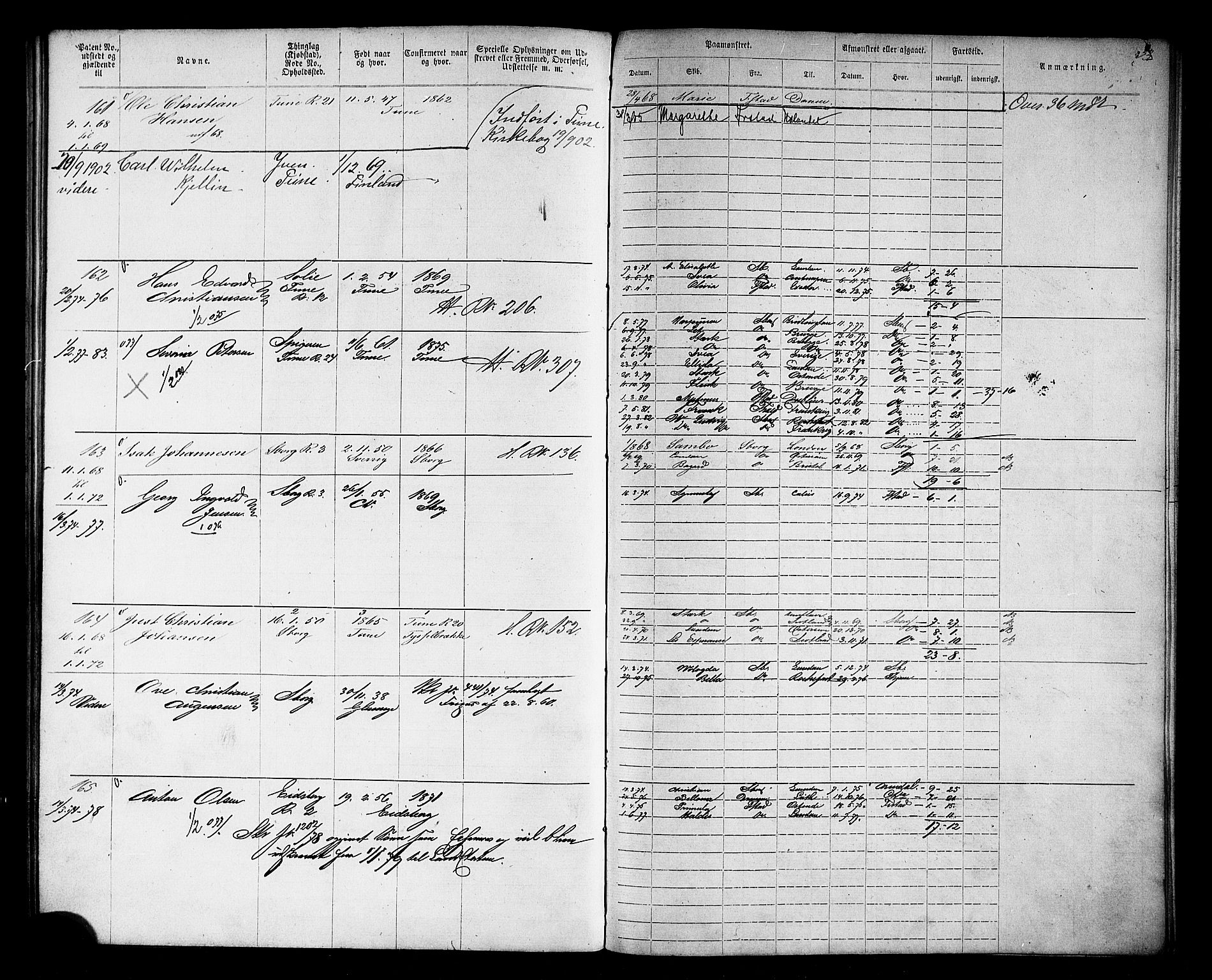 Sarpsborg mønstringskontor, AV/SAO-A-10569c/F/Fc/Fca/L0003: Annotasjonsrulle, 1868-1881, s. 38