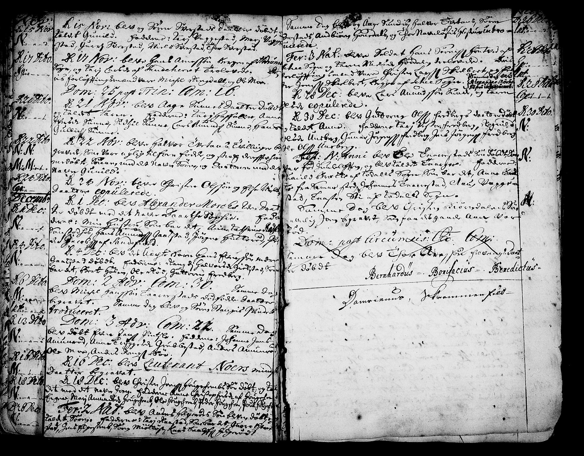 Sandar kirkebøker, AV/SAKO-A-243/F/Fa/L0001: Ministerialbok nr. 1, 1709-1733