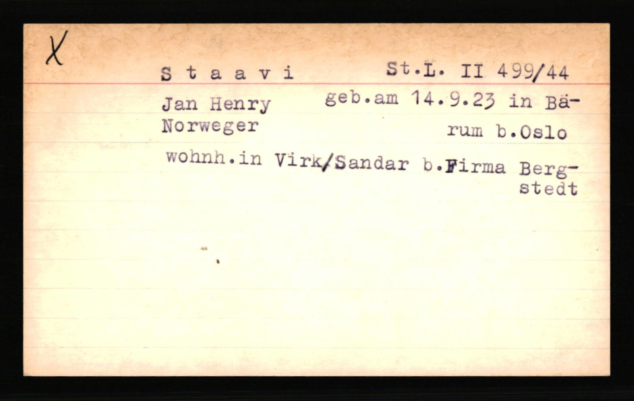 SS- und Polizeigericht Nord (IX), AV/RA-RAFA-3182/0001/C/Ca/L0006: kartotekkort for personer alfabetisk på etternavn: Q-S, 1940-1945, s. 549