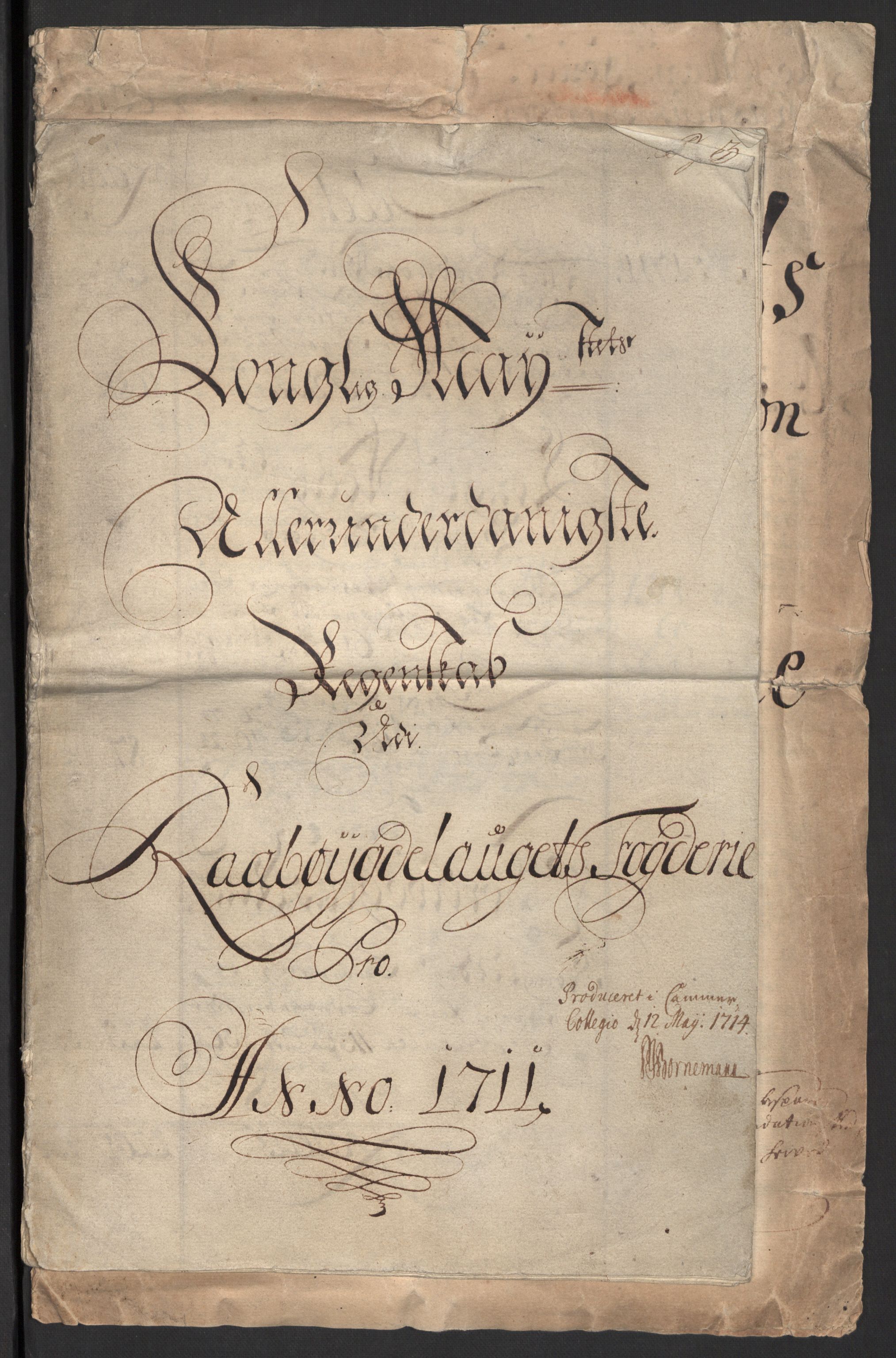 Rentekammeret inntil 1814, Reviderte regnskaper, Fogderegnskap, AV/RA-EA-4092/R40/L2449: Fogderegnskap Råbyggelag, 1709-1711, s. 245