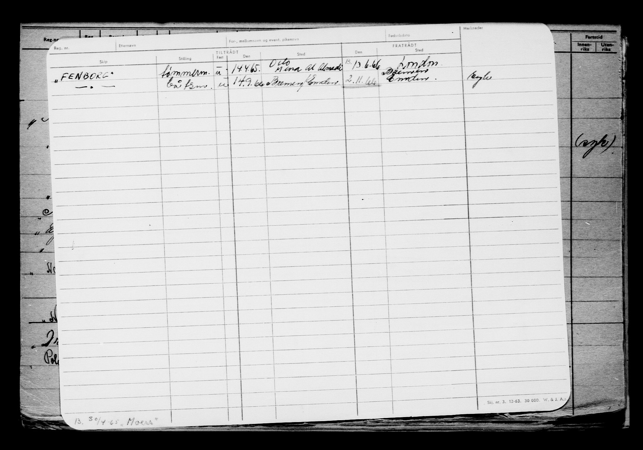 Direktoratet for sjømenn, AV/RA-S-3545/G/Gb/L0166: Hovedkort, 1919, s. 220