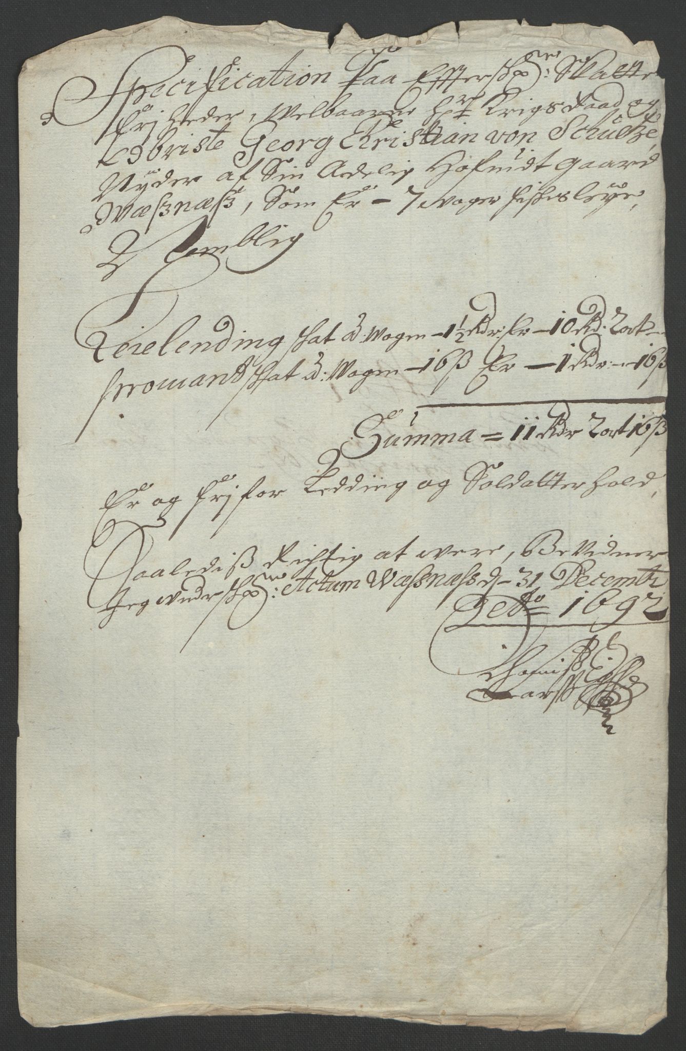 Rentekammeret inntil 1814, Reviderte regnskaper, Fogderegnskap, RA/EA-4092/R55/L3650: Fogderegnskap Romsdal, 1692, s. 72