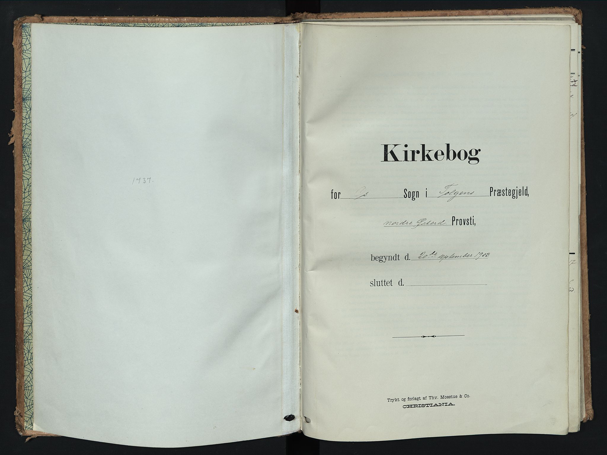 Tolga prestekontor, AV/SAH-PREST-062/K/L0009: Ministerialbok nr. 9, 1903-1928