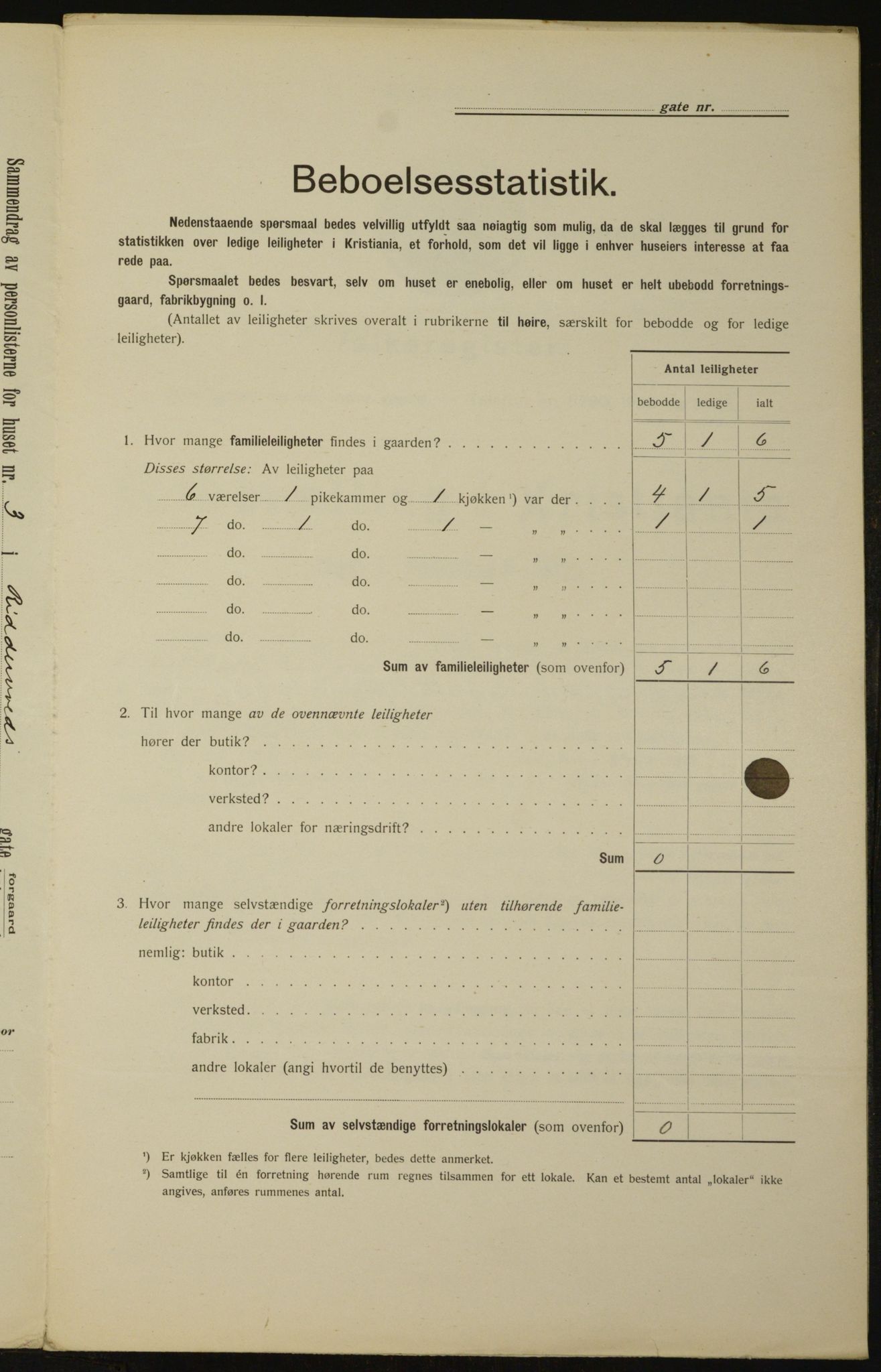 OBA, Kommunal folketelling 1.2.1912 for Kristiania, 1912, s. 83238