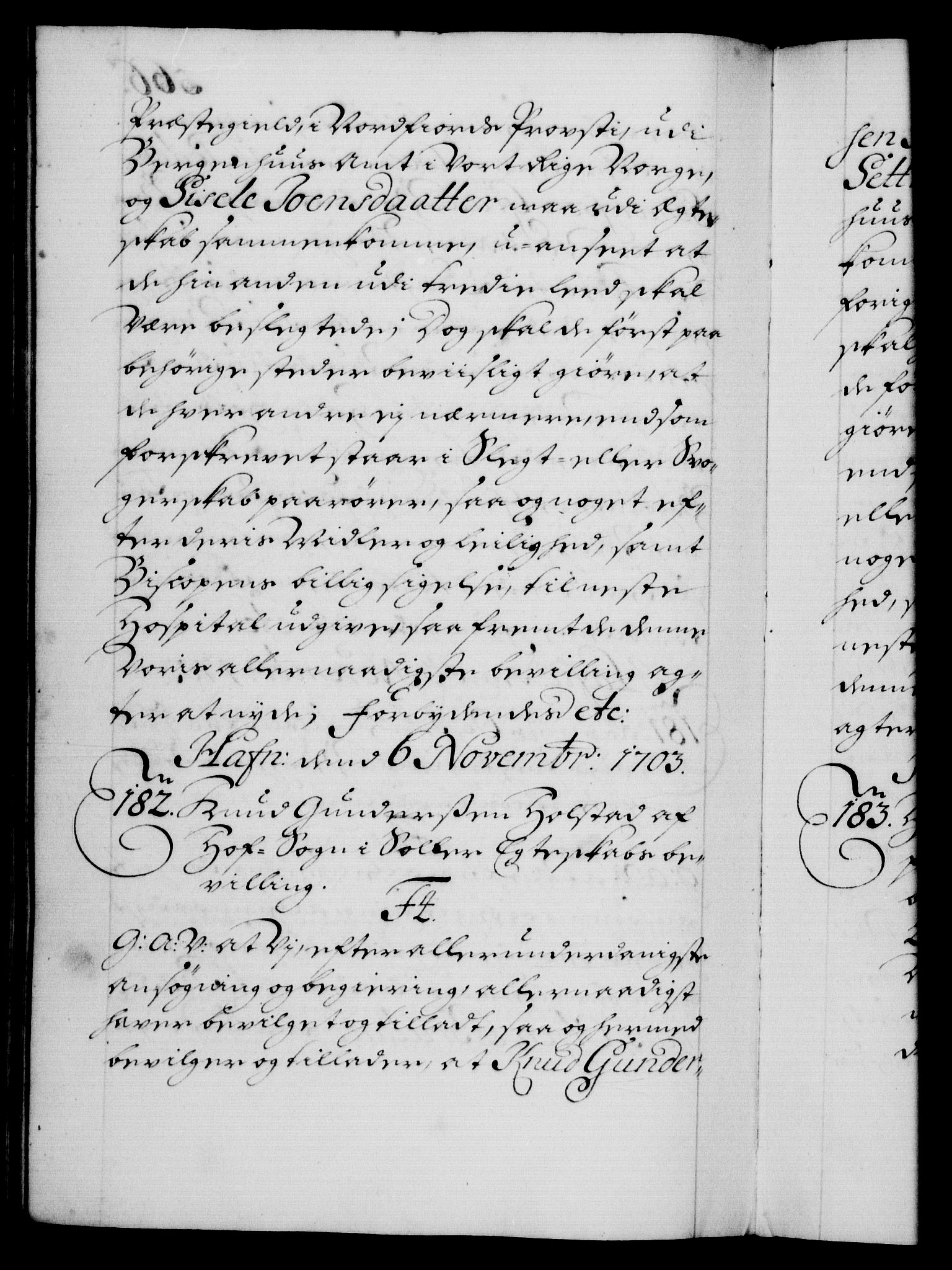 Danske Kanselli 1572-1799, RA/EA-3023/F/Fc/Fca/Fcaa/L0018: Norske registre, 1699-1703, s. 566b