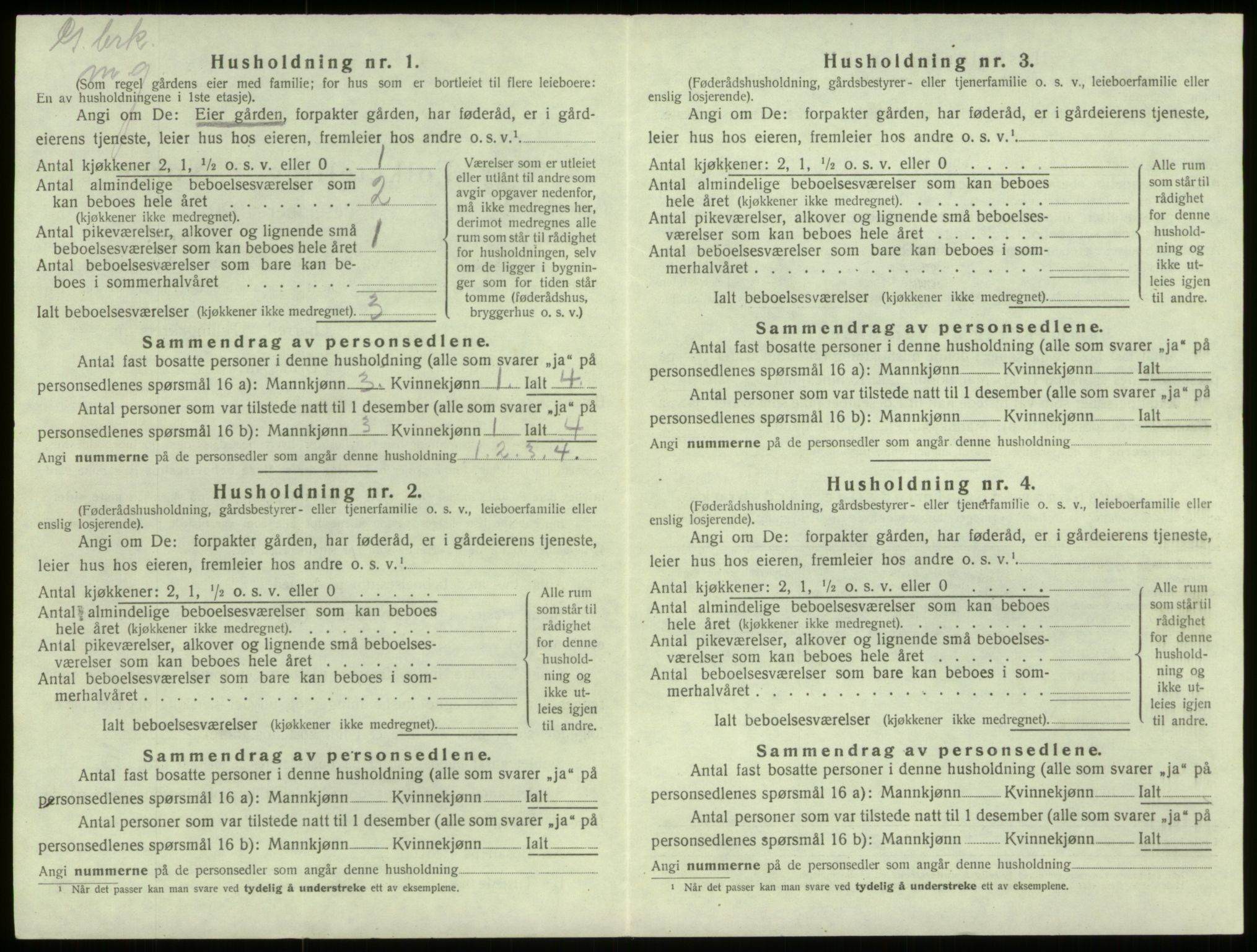 SAB, Folketelling 1920 for 1441 Selje herred, 1920, s. 135