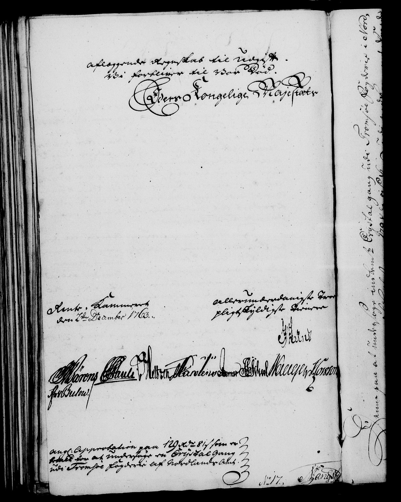 Rentekammeret, Kammerkanselliet, RA/EA-3111/G/Gf/Gfa/L0045: Norsk relasjons- og resolusjonsprotokoll (merket RK 52.45), 1763, s. 502