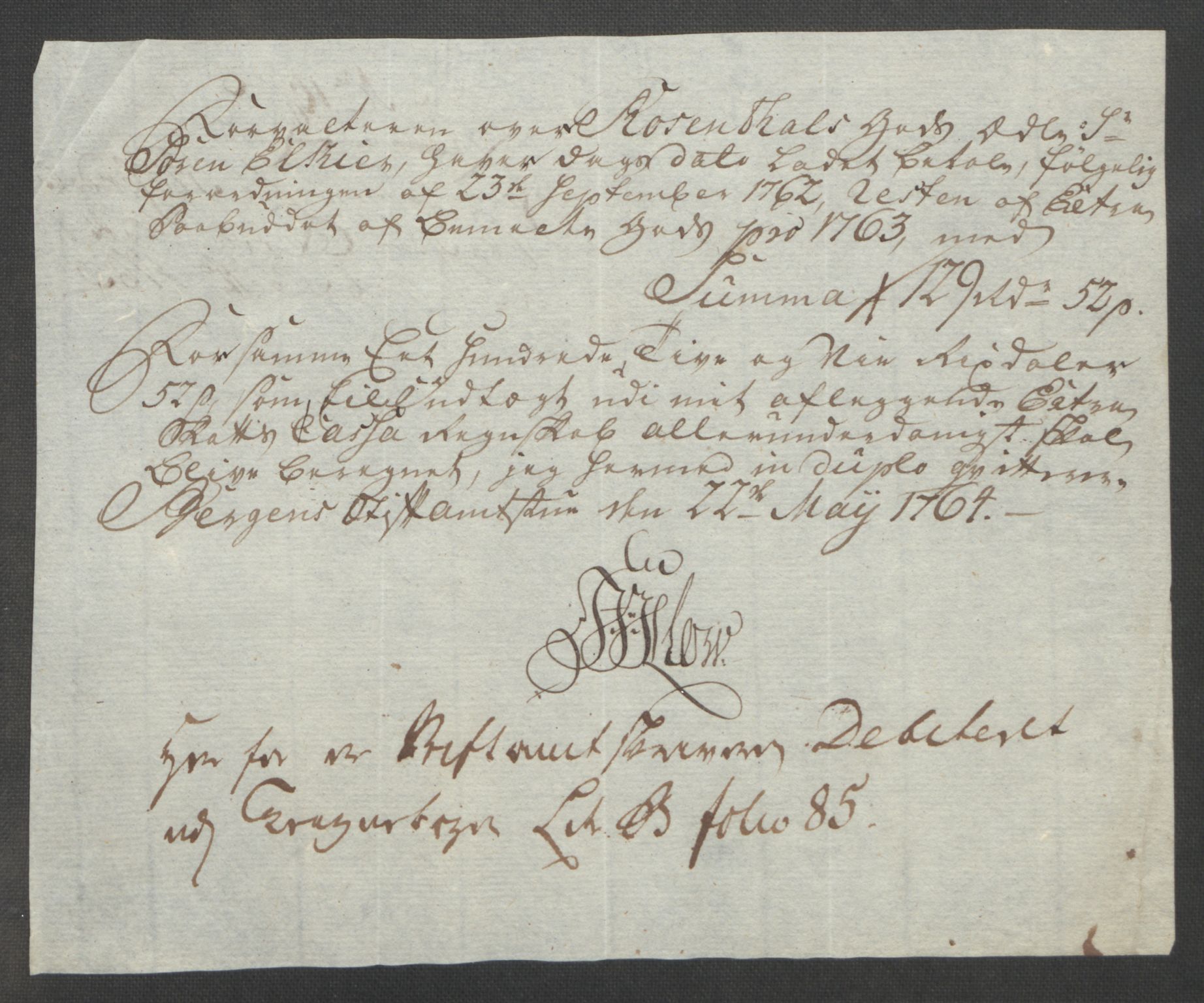 Rentekammeret inntil 1814, Reviderte regnskaper, Fogderegnskap, RA/EA-4092/R49/L3157: Ekstraskatten Rosendal Baroni, 1762-1772, s. 61