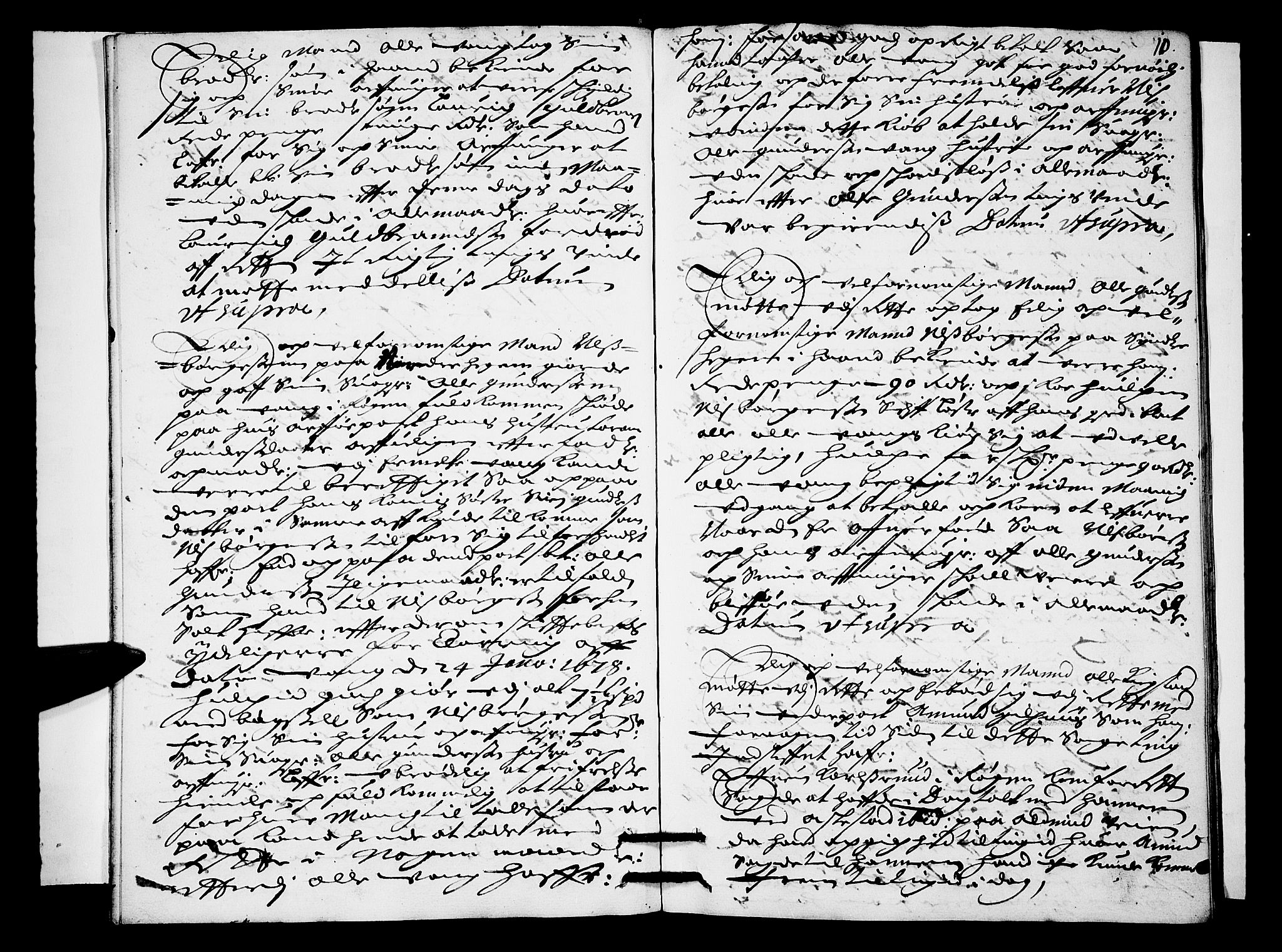 Lier, Røyken og Hurum sorenskriveri, AV/SAKO-A-89/F/Fa/L0022: Tingbok, 1681, s. 10