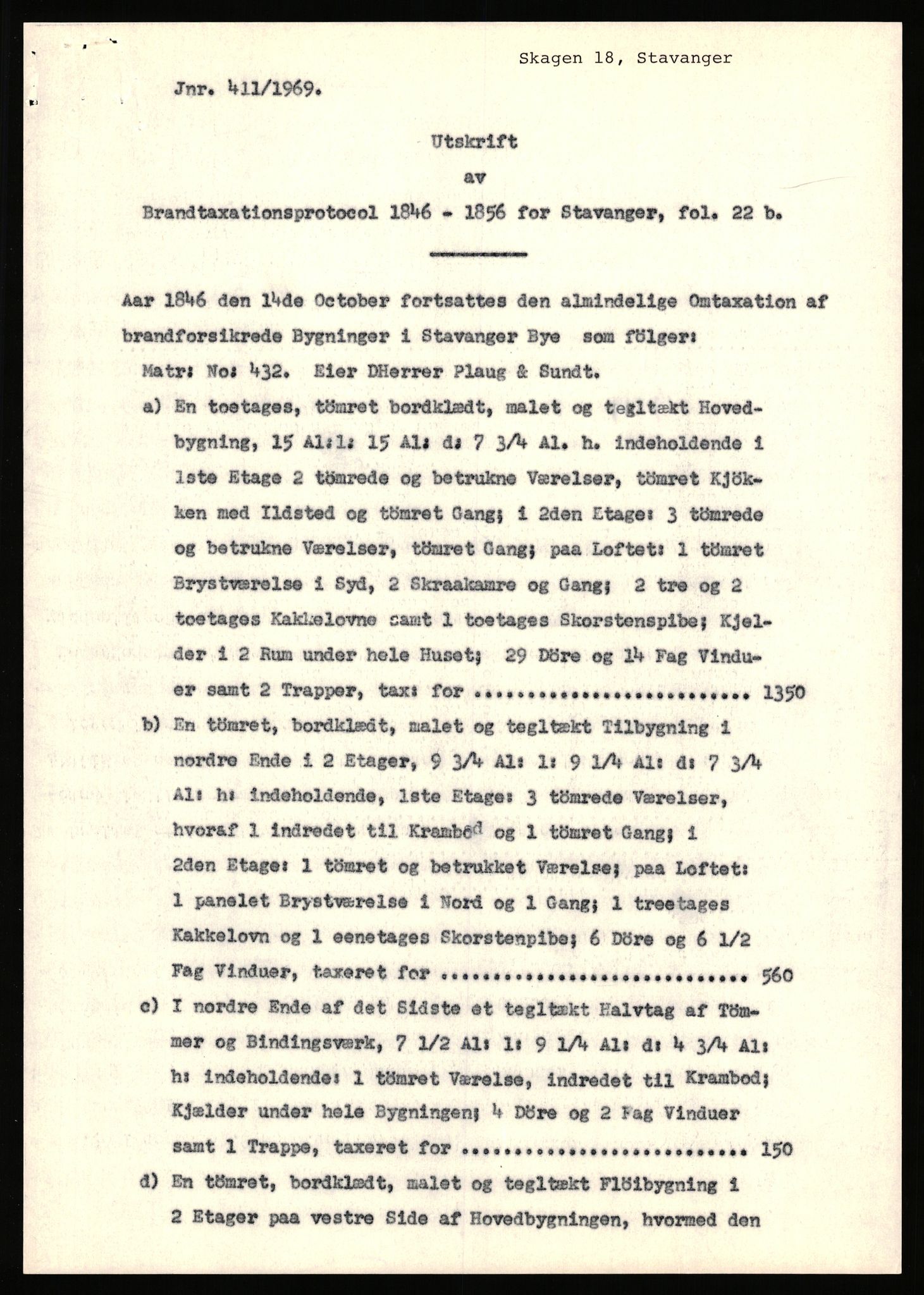 Statsarkivet i Stavanger, AV/SAST-A-101971/03/Y/Yj/L0079: Avskrifter fra Stavanger by, 1750-1930, s. 508