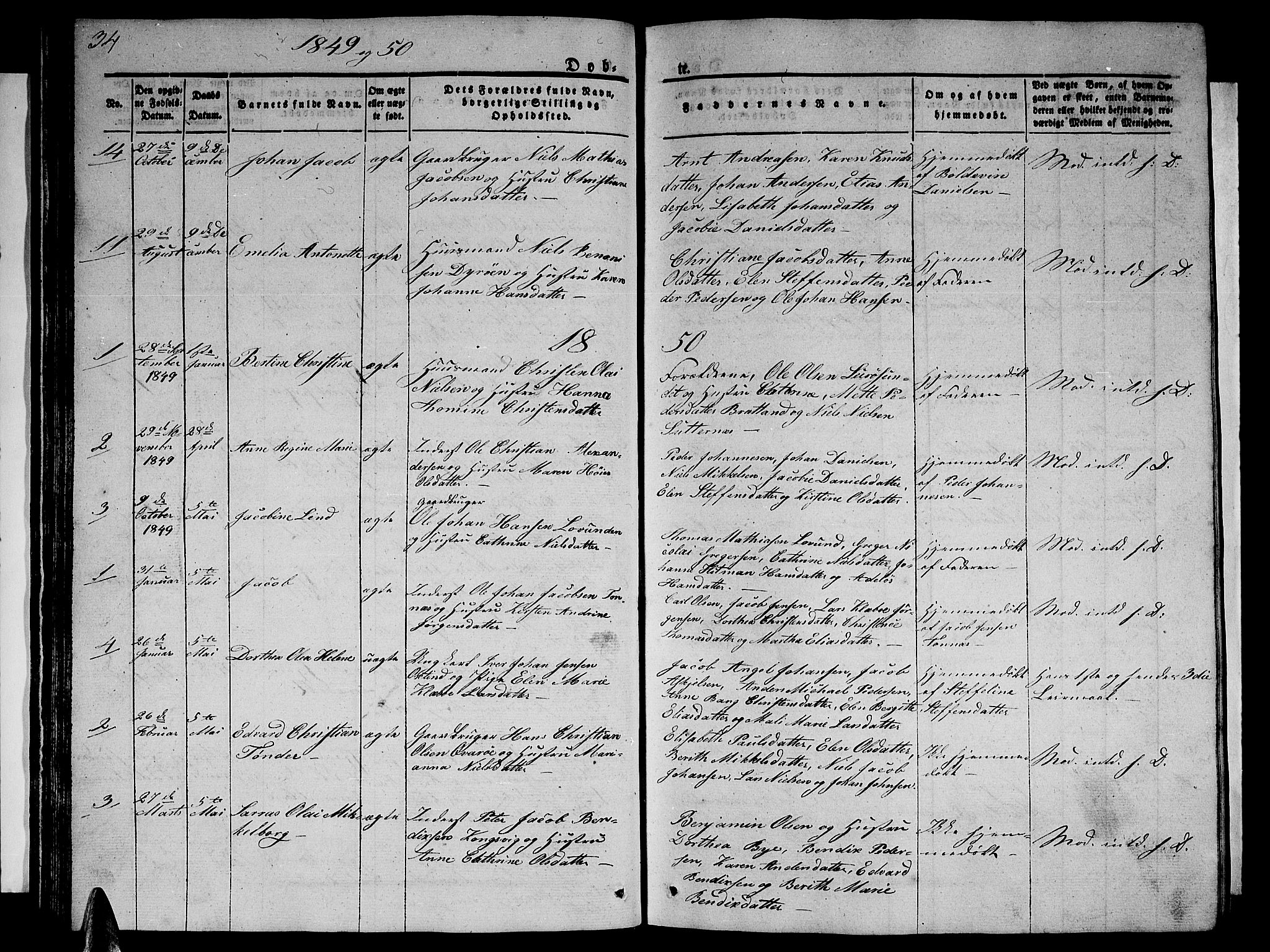 Ministerialprotokoller, klokkerbøker og fødselsregistre - Nordland, SAT/A-1459/839/L0572: Klokkerbok nr. 839C02, 1841-1873, s. 34