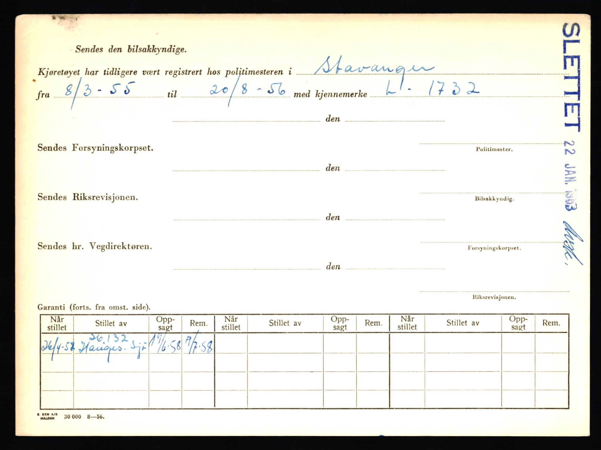 Stavanger trafikkstasjon, AV/SAST-A-101942/0/F/L0045: L-27000 - L-27799, 1930-1971, s. 142