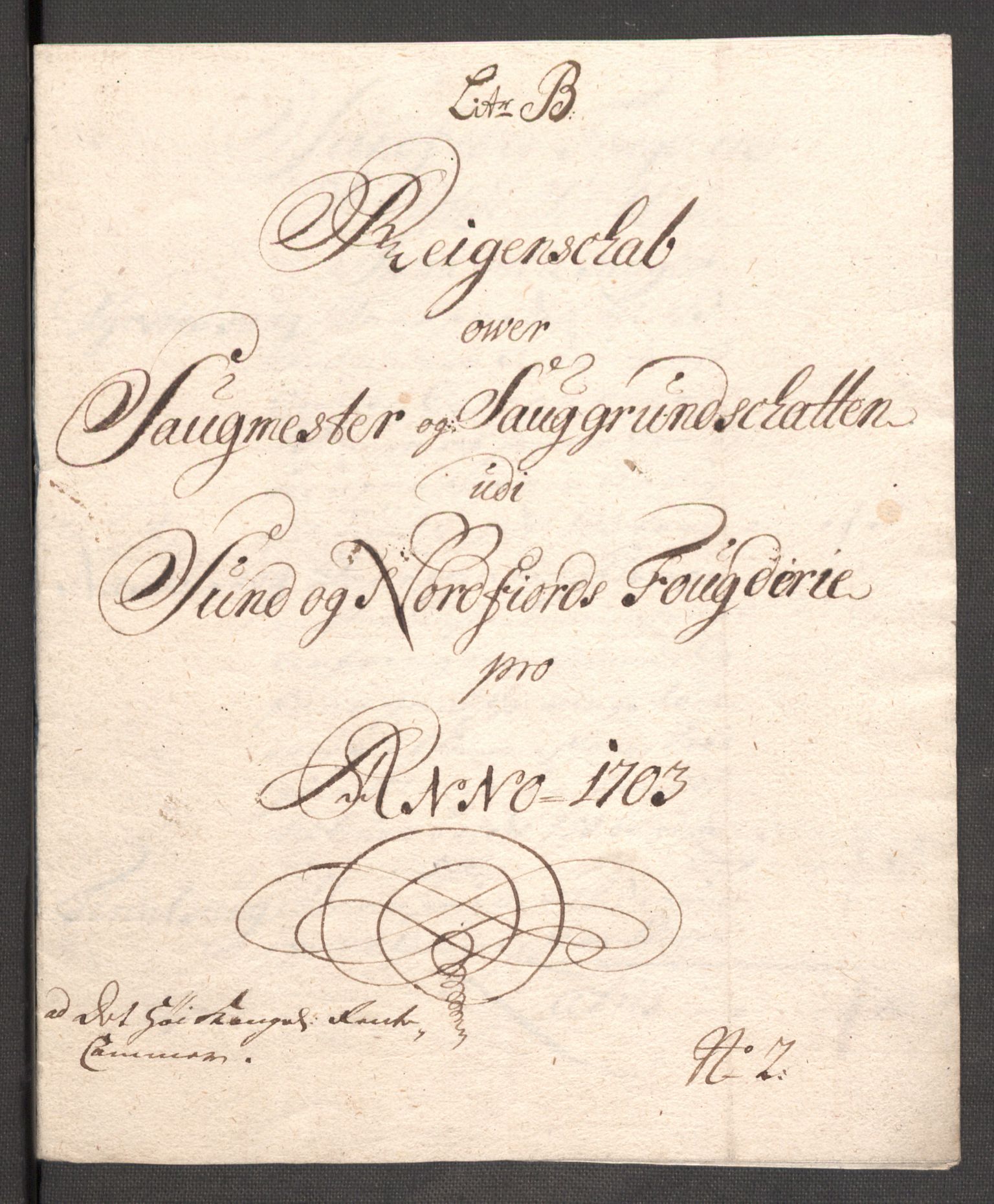 Rentekammeret inntil 1814, Reviderte regnskaper, Fogderegnskap, AV/RA-EA-4092/R53/L3427: Fogderegnskap Sunn- og Nordfjord, 1703, s. 114