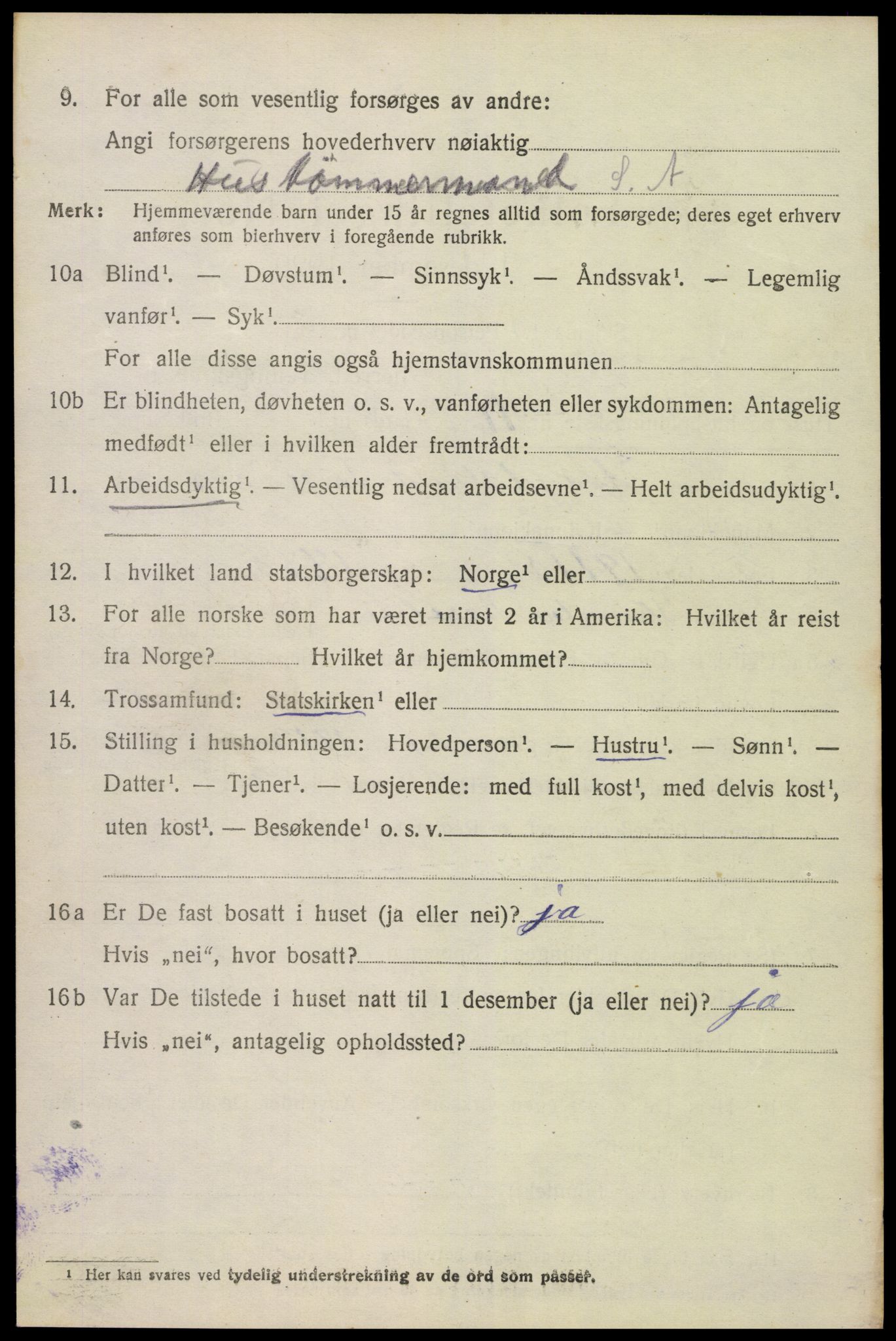 SAK, Folketelling 1920 for 0922 Hisøy herred, 1920, s. 2517