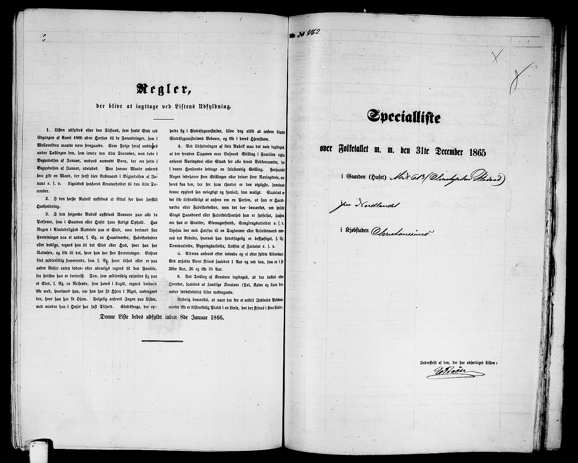 RA, Folketelling 1865 for 1503B Kristiansund prestegjeld, Kristiansund kjøpstad, 1865, s. 938