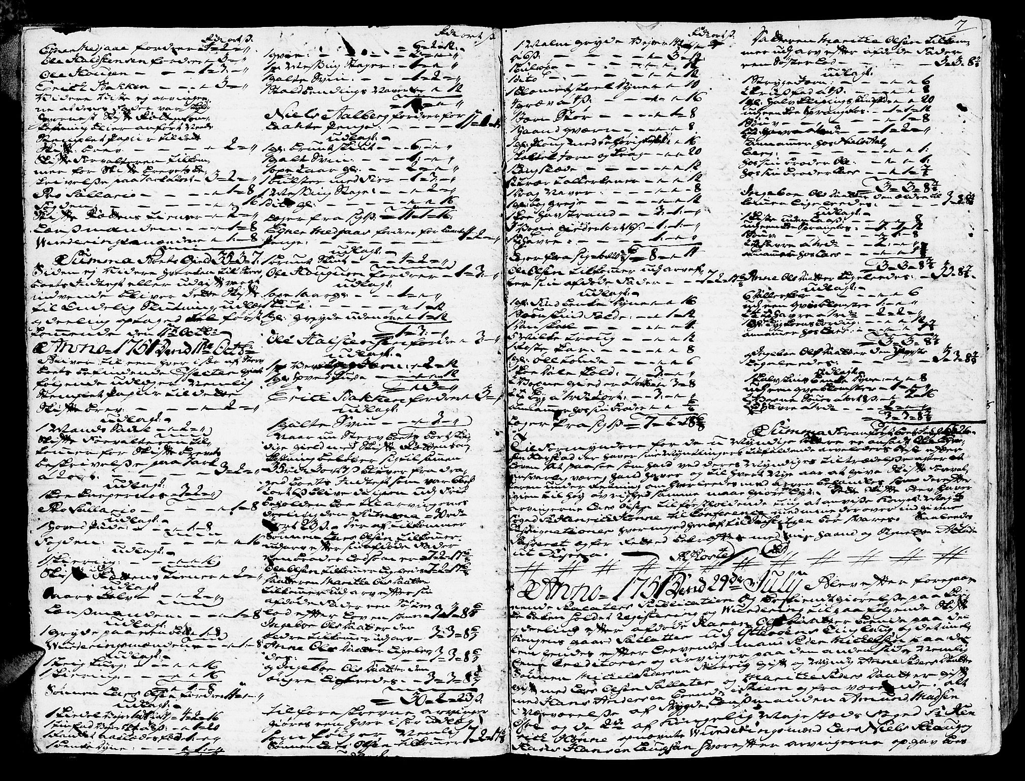 Inderøy sorenskriveri, AV/SAT-A-4147/1/3/3A/L0009: Skifteprotokoll, 1751-1761, s. 6b-7a