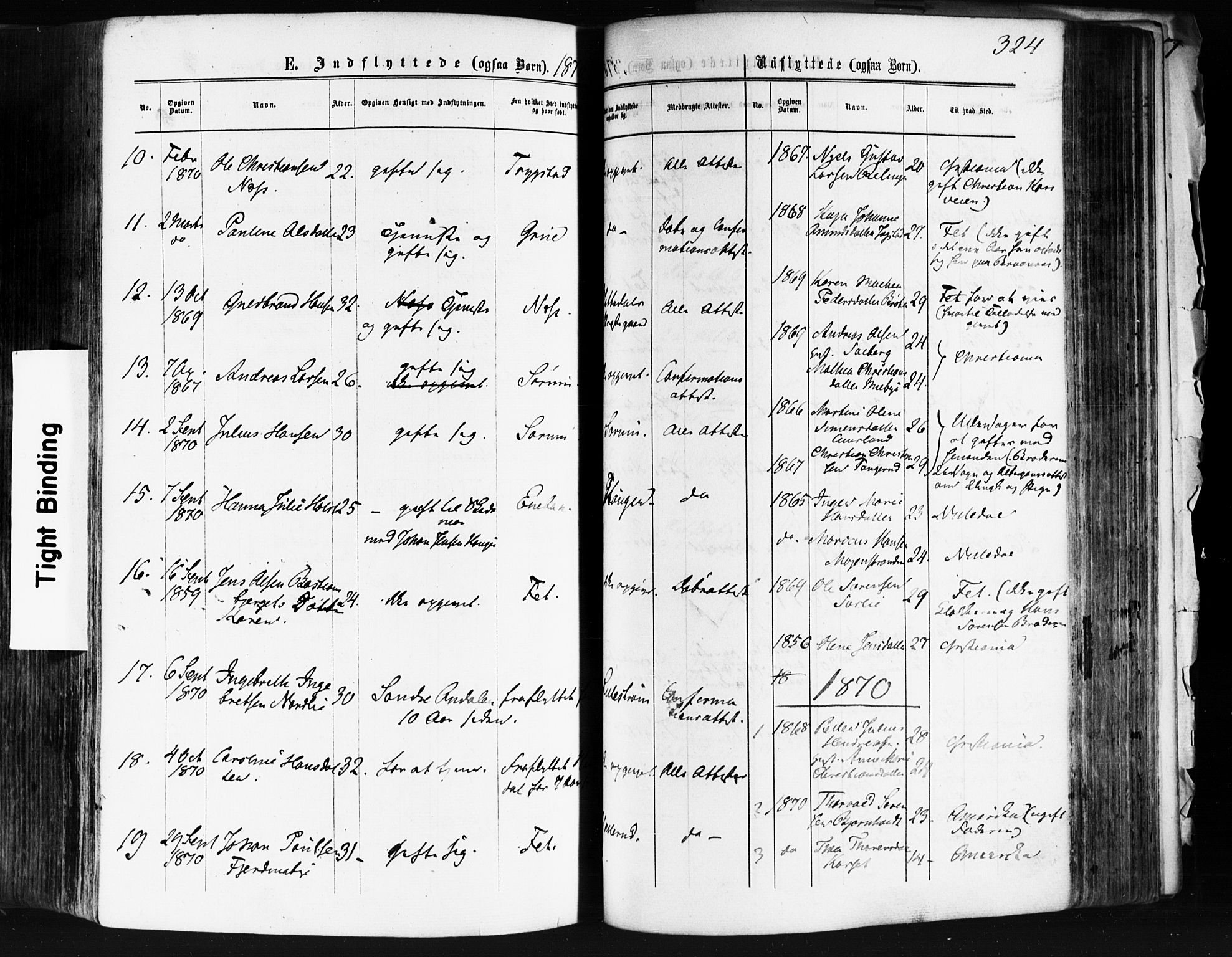 Skedsmo prestekontor Kirkebøker, AV/SAO-A-10033a/F/Fa/L0011: Ministerialbok nr. I 11, 1866-1876, s. 324
