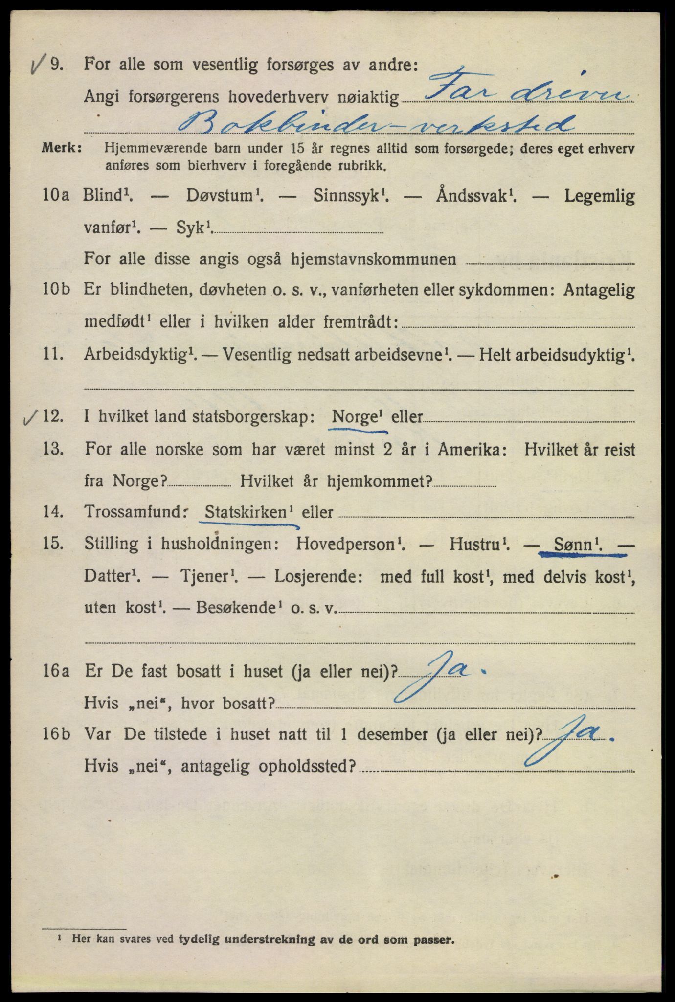 SAO, Folketelling 1920 for 0301 Kristiania kjøpstad, 1920, s. 636244