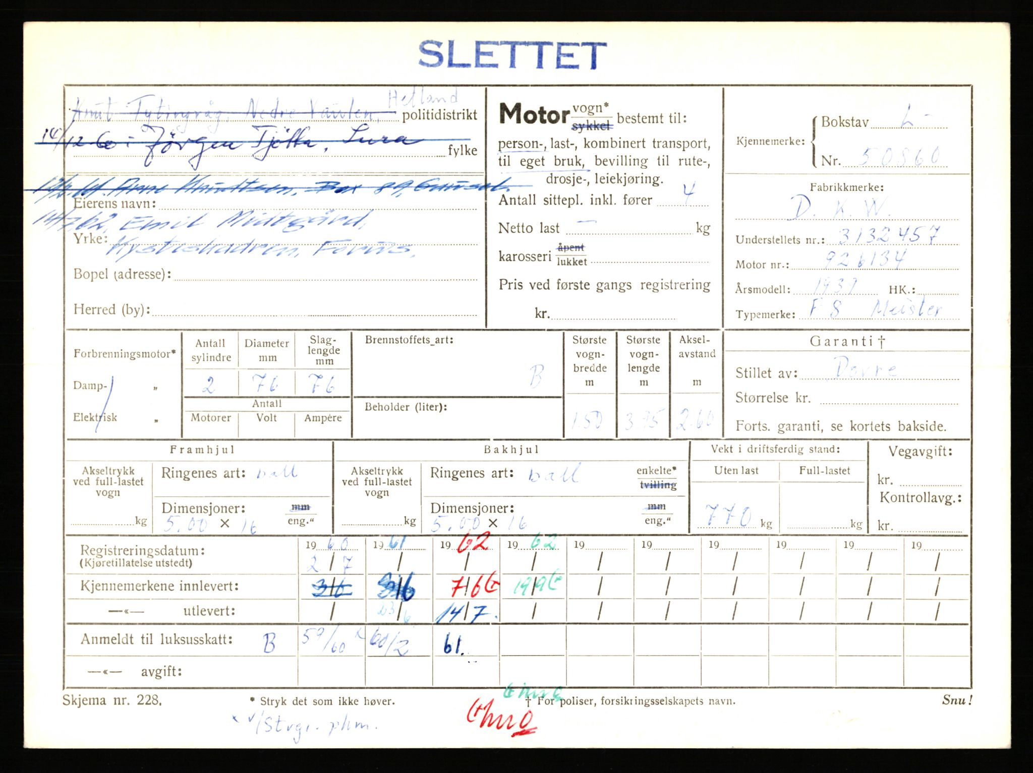 Stavanger trafikkstasjon, AV/SAST-A-101942/0/F/L0050: L-50600 - L-51299, 1930-1971, s. 837