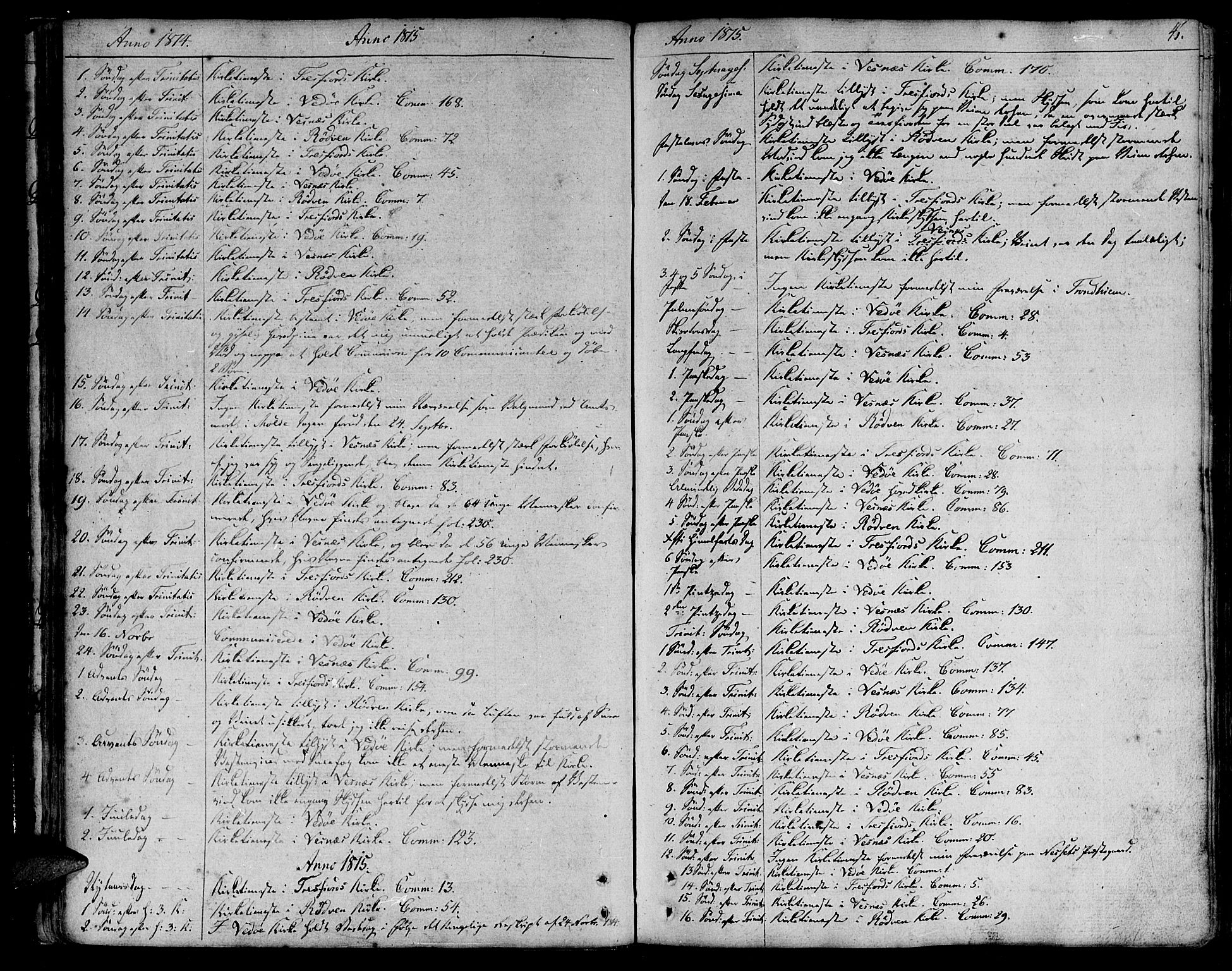 Ministerialprotokoller, klokkerbøker og fødselsregistre - Møre og Romsdal, AV/SAT-A-1454/547/L0601: Ministerialbok nr. 547A03, 1799-1818, s. 46