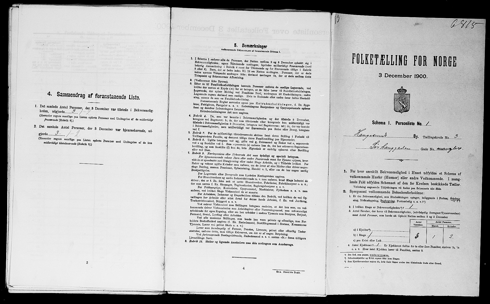 SAST, Folketelling 1900 for 1106 Haugesund kjøpstad, 1900, s. 622