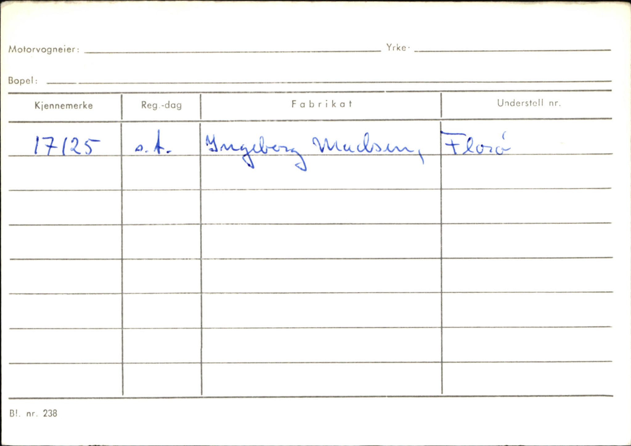 Statens vegvesen, Sogn og Fjordane vegkontor, SAB/A-5301/4/F/L0132: Eigarregister Askvoll A-Å. Balestrand A-Å, 1945-1975, s. 1321