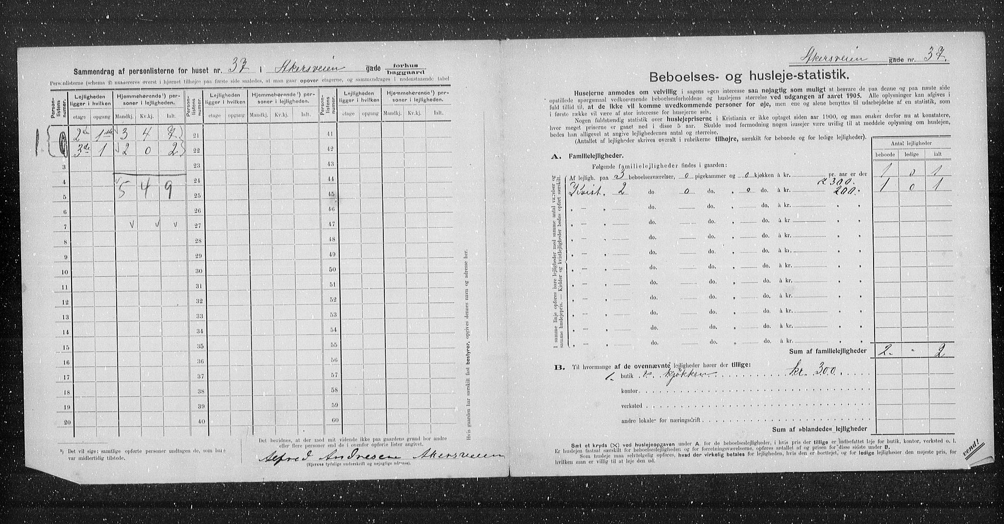 OBA, Kommunal folketelling 31.12.1905 for Kristiania kjøpstad, 1905, s. 589