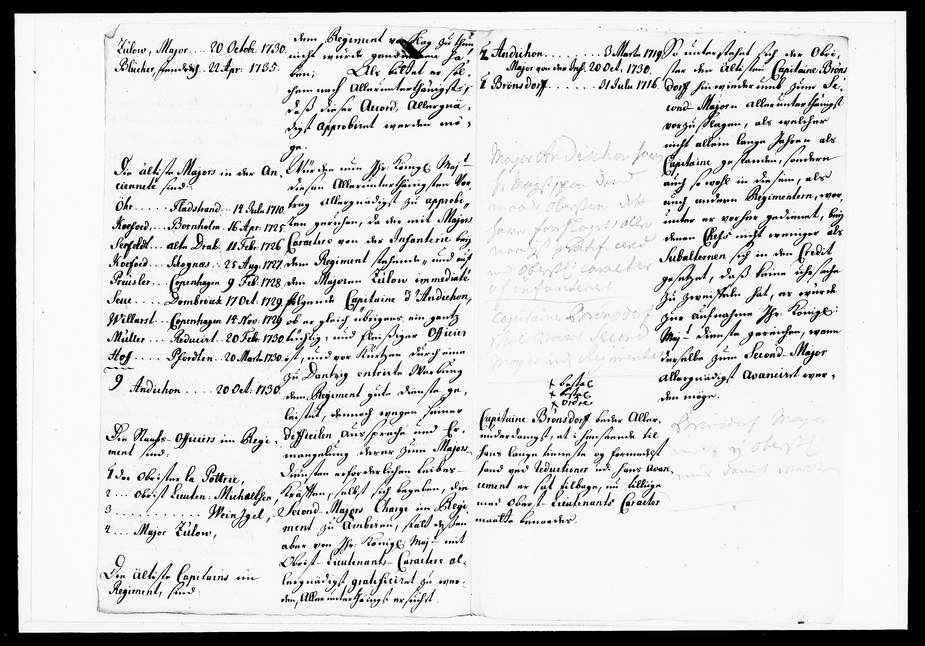 Krigskollegiet, Krigskancelliet, DRA/A-0006/-/1143-1150: Refererede sager, 1738, s. 537