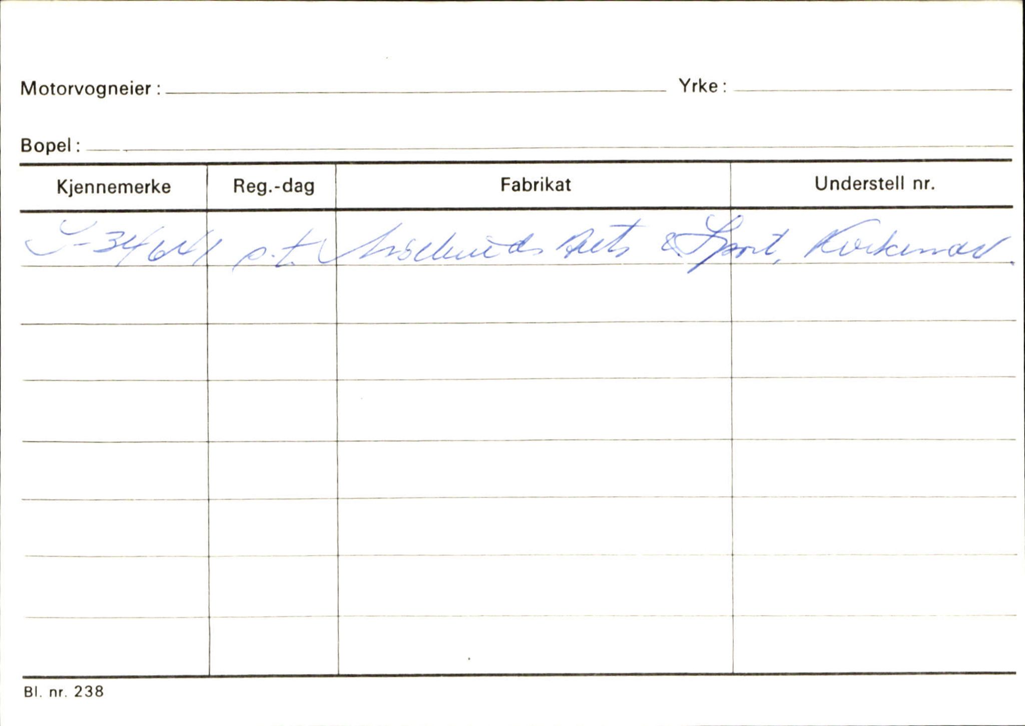 Statens vegvesen, Sogn og Fjordane vegkontor, SAB/A-5301/4/F/L0131: Eigarregister Høyanger P-Å. Stryn S-Å, 1945-1975, s. 761