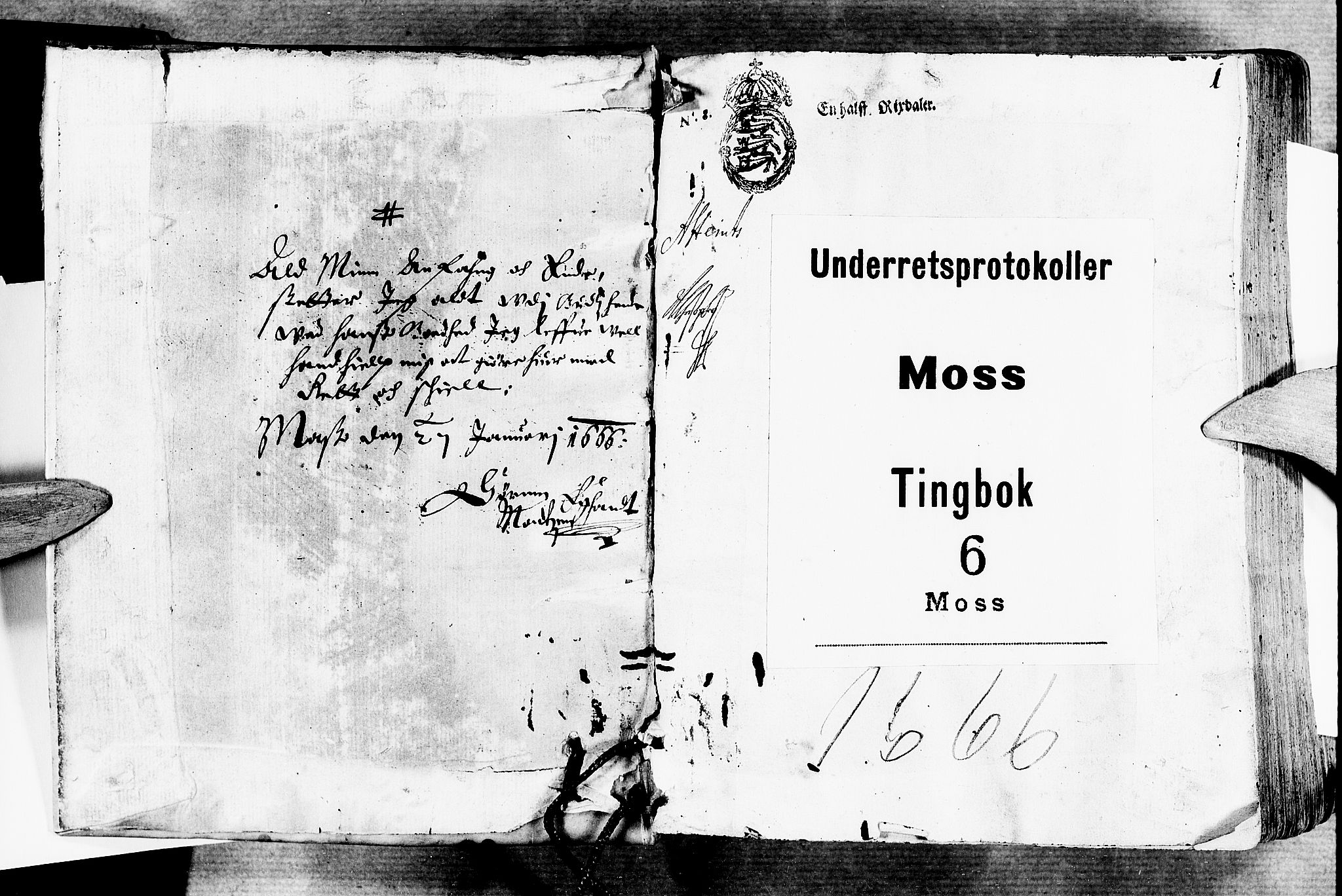 Moss sorenskriveri, AV/SAO-A-10168, 1666, s. 0b-1a