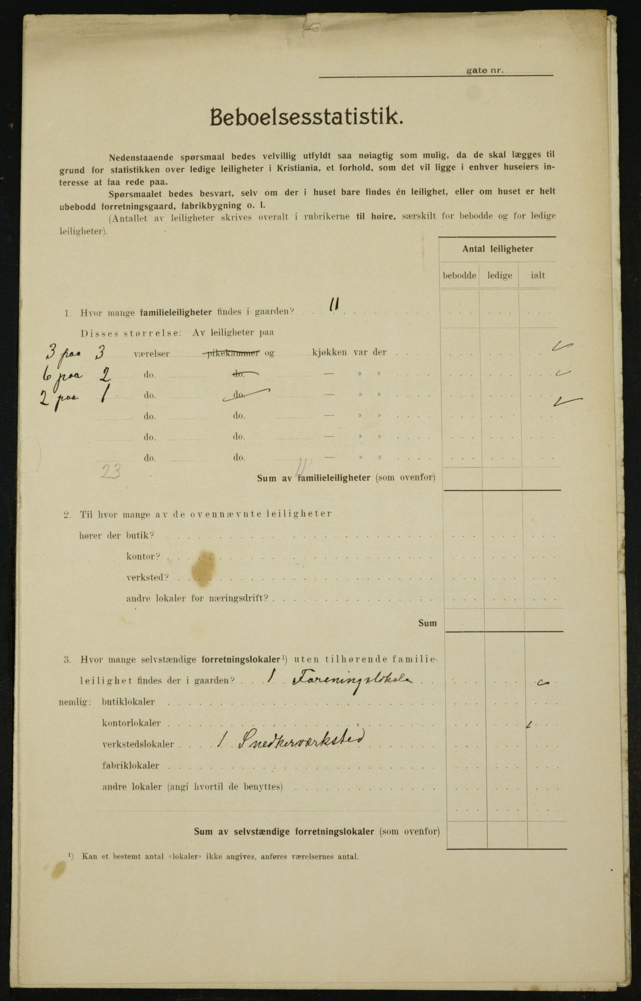 OBA, Kommunal folketelling 1.2.1910 for Kristiania, 1910, s. 103730