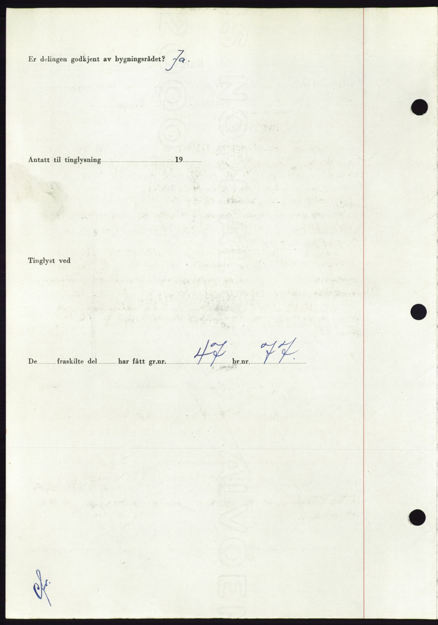 Søre Sunnmøre sorenskriveri, AV/SAT-A-4122/1/2/2C/L0090: Pantebok nr. 16A, 1951-1951, Dagboknr: 1895/1951