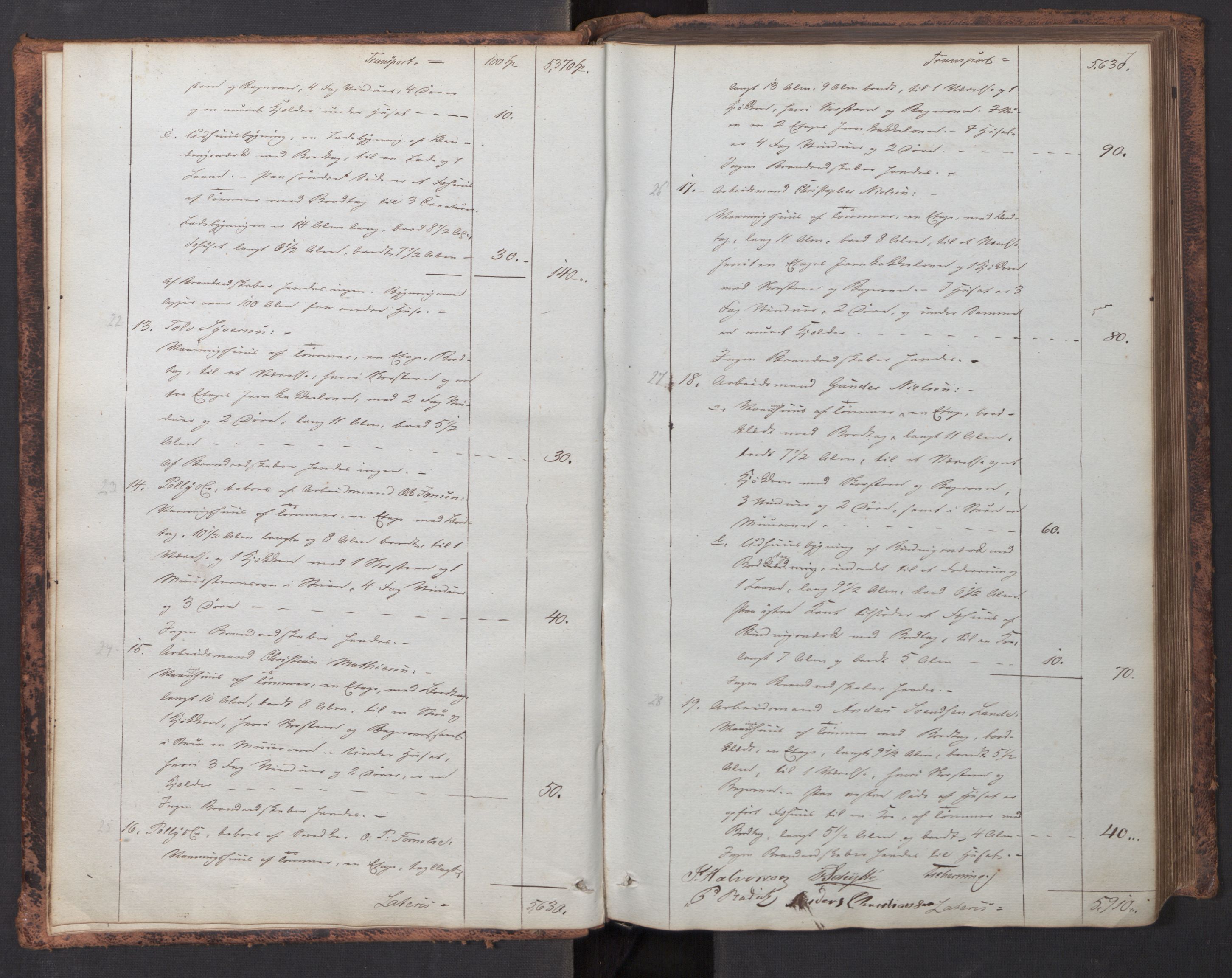 Norges brannkasse, branntakster Sarpsborg, AV/SAO-A-11357/F/Fa/L0001: Branntakstprotokoll, 1840-1856, s. 6b-7a