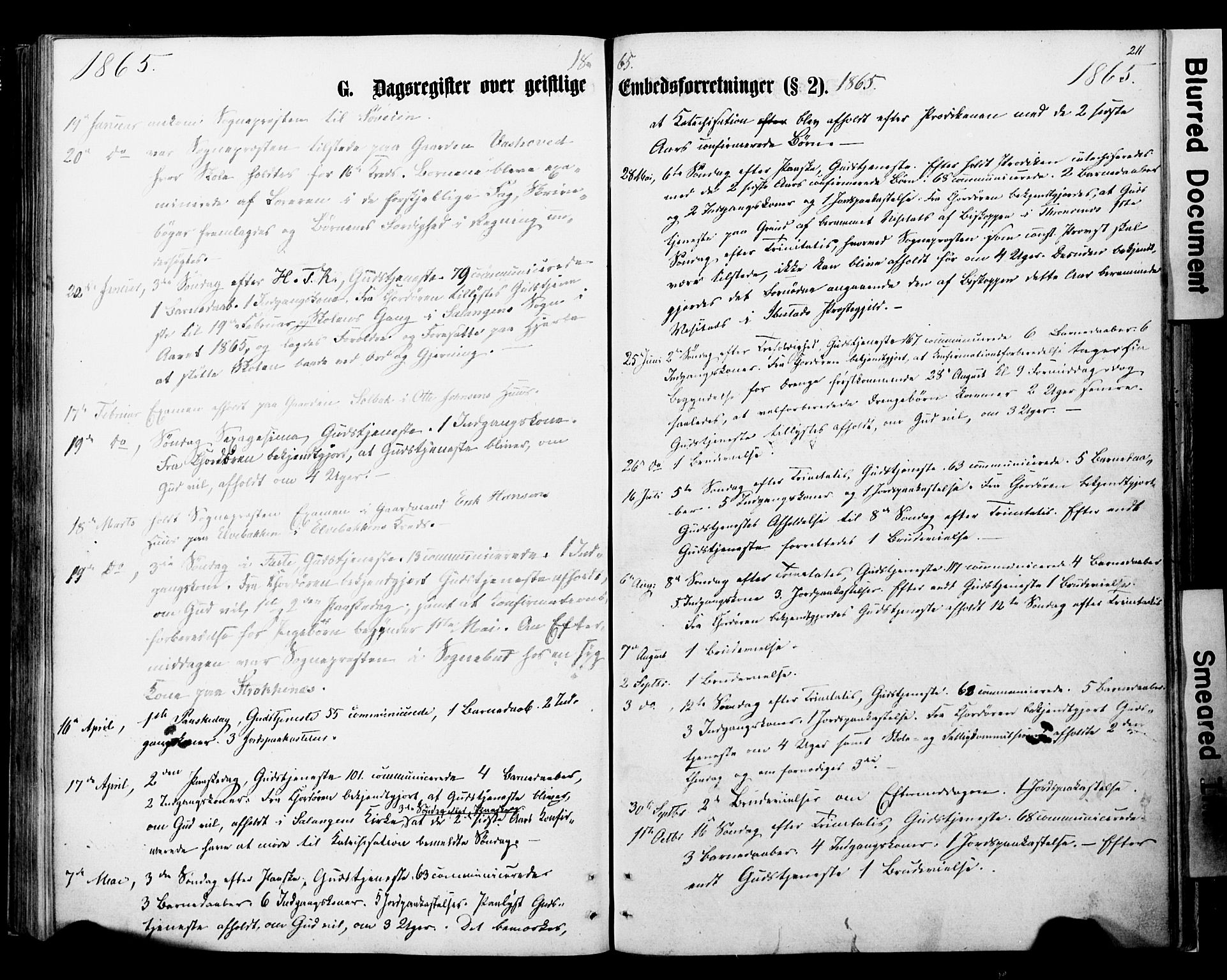 Ibestad sokneprestembete, AV/SATØ-S-0077/H/Ha/Haa/L0013kirke: Ministerialbok nr. 13, 1865-1879, s. 211