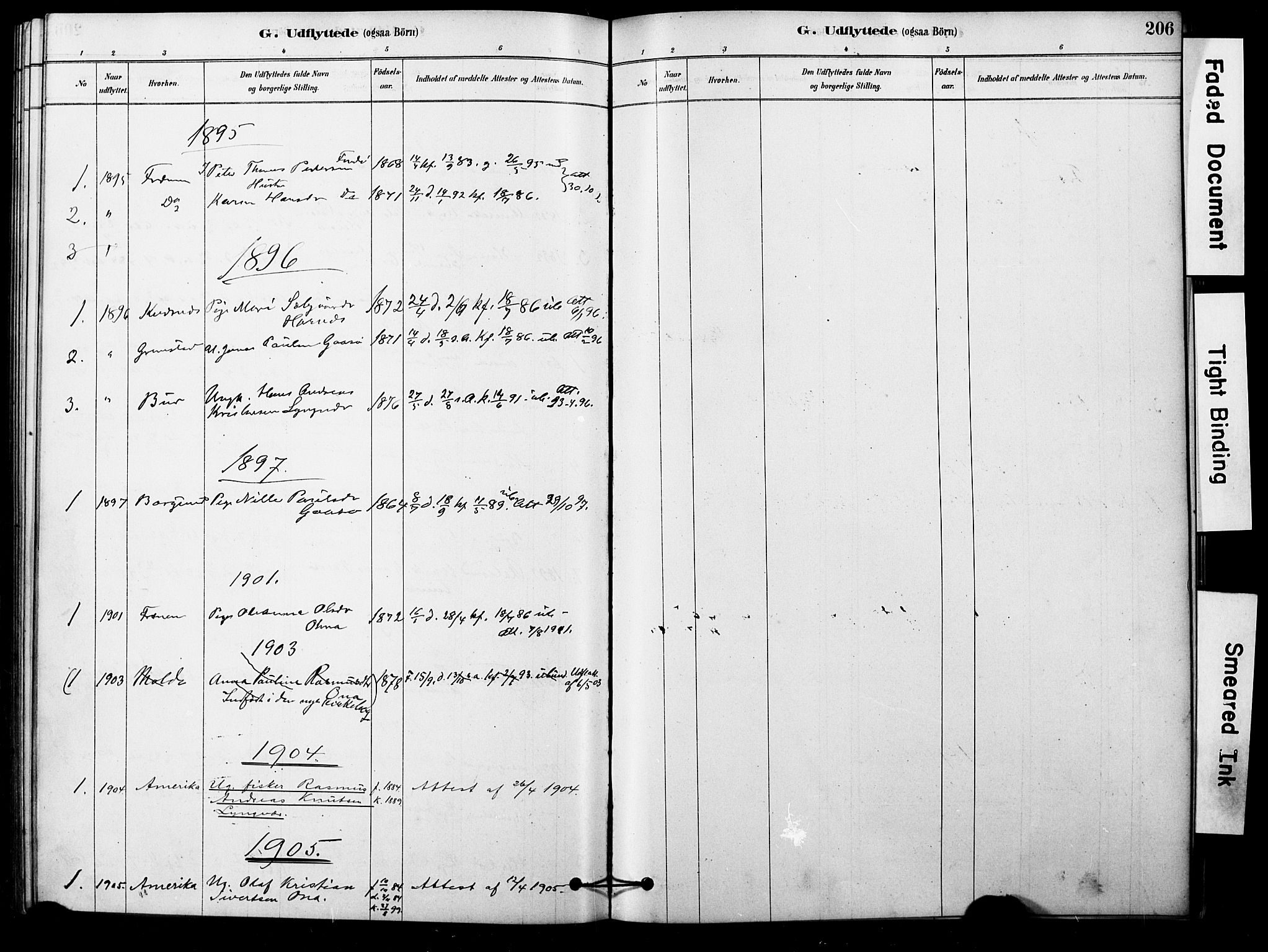 Ministerialprotokoller, klokkerbøker og fødselsregistre - Møre og Romsdal, AV/SAT-A-1454/561/L0729: Ministerialbok nr. 561A03, 1878-1900, s. 206