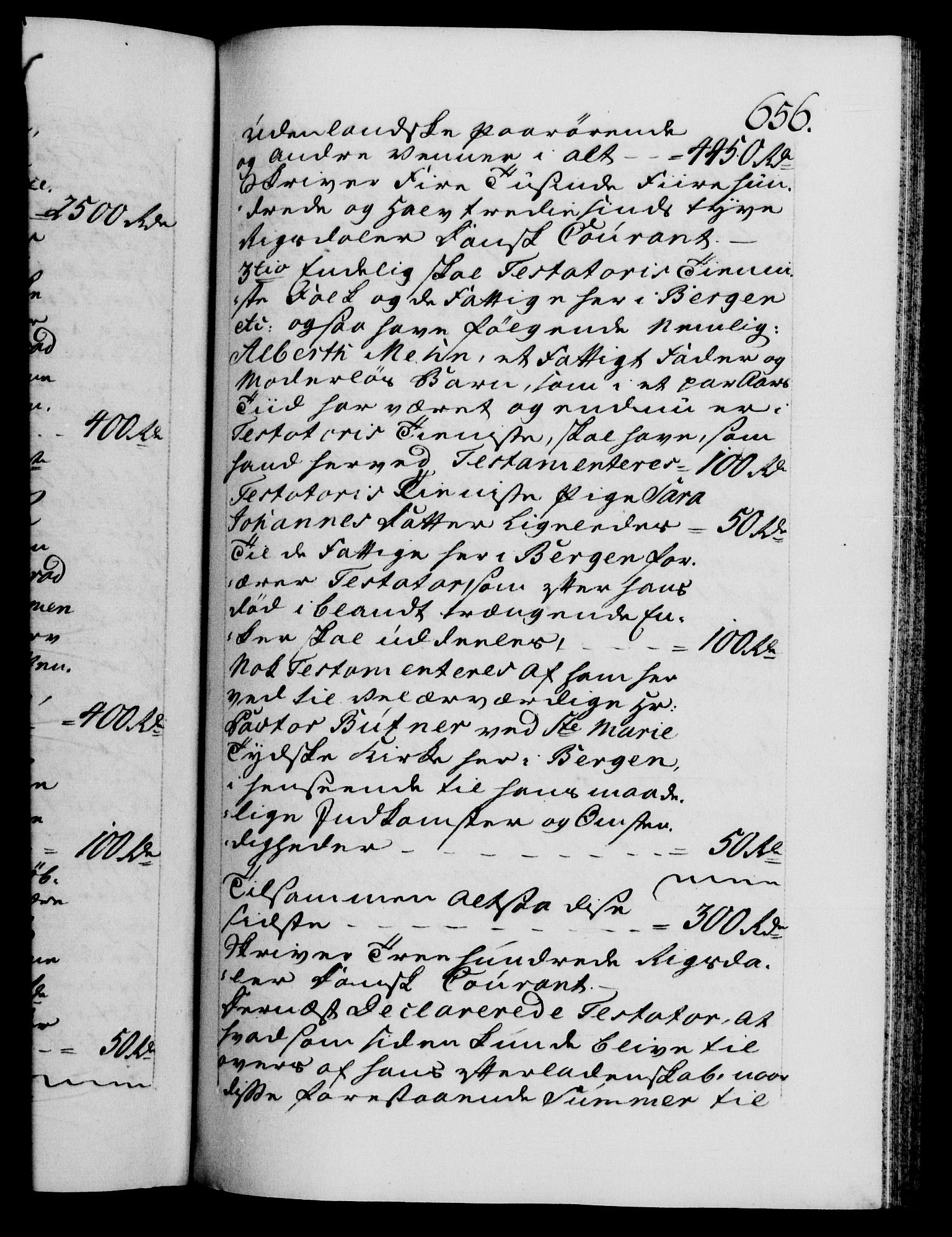 Danske Kanselli 1572-1799, AV/RA-EA-3023/F/Fc/Fca/Fcaa/L0042: Norske registre, 1763-1766, s. 656a