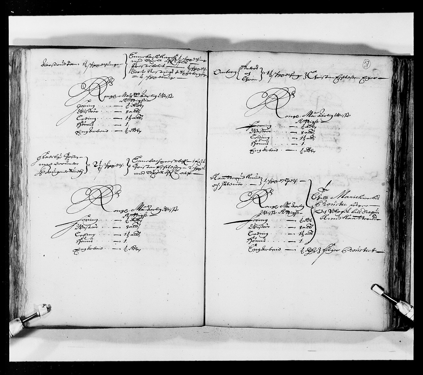 Stattholderembetet 1572-1771, AV/RA-EA-2870/Ek/L0033a/0001: Jordebøker 1662-1720: / Matrikkel for Nedre Romerike, 1670, s. 50b-51a