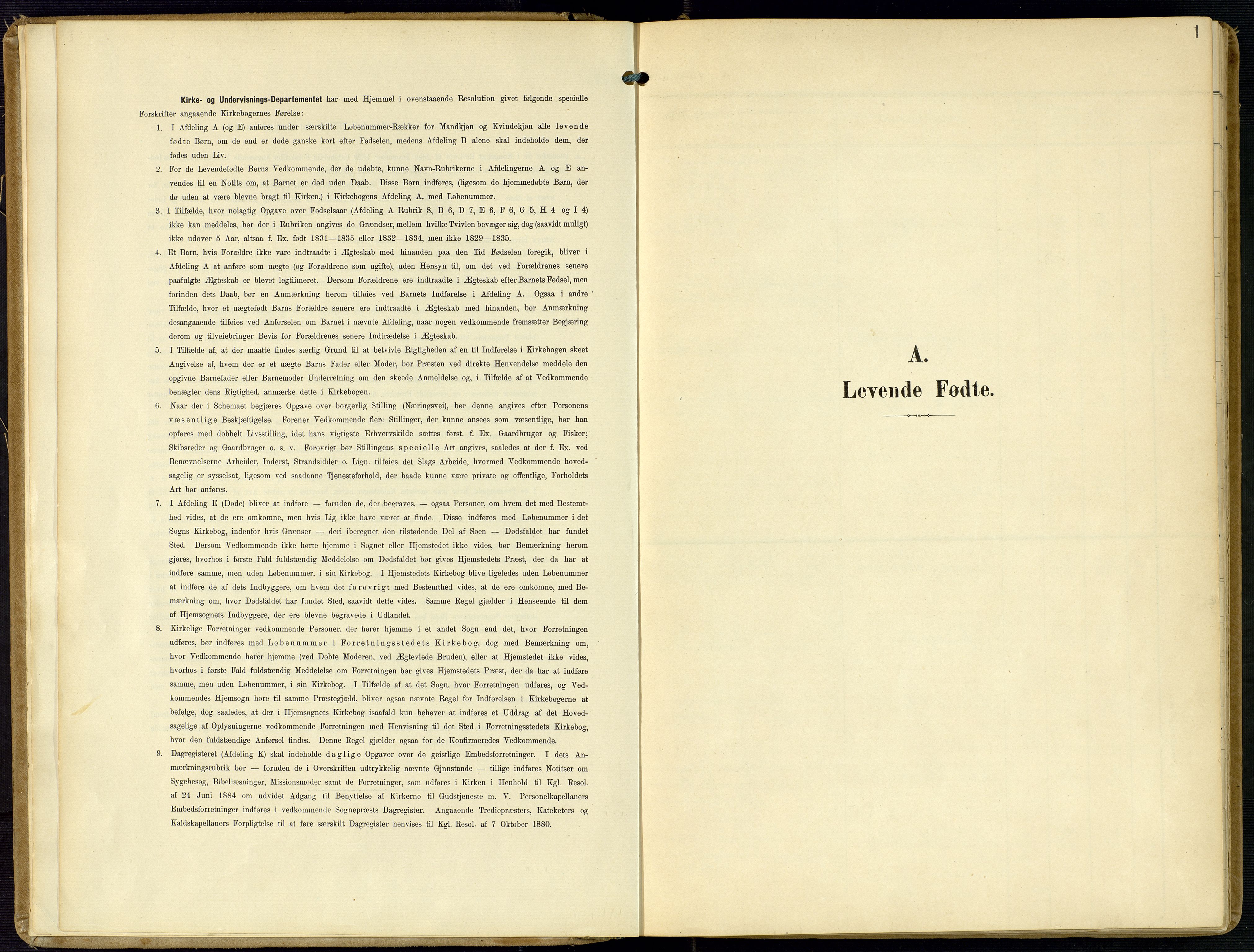 Kvinesdal sokneprestkontor, AV/SAK-1111-0026/F/Fa/Faa/L0005: Ministerialbok nr. A 5, 1898-1915, s. 1